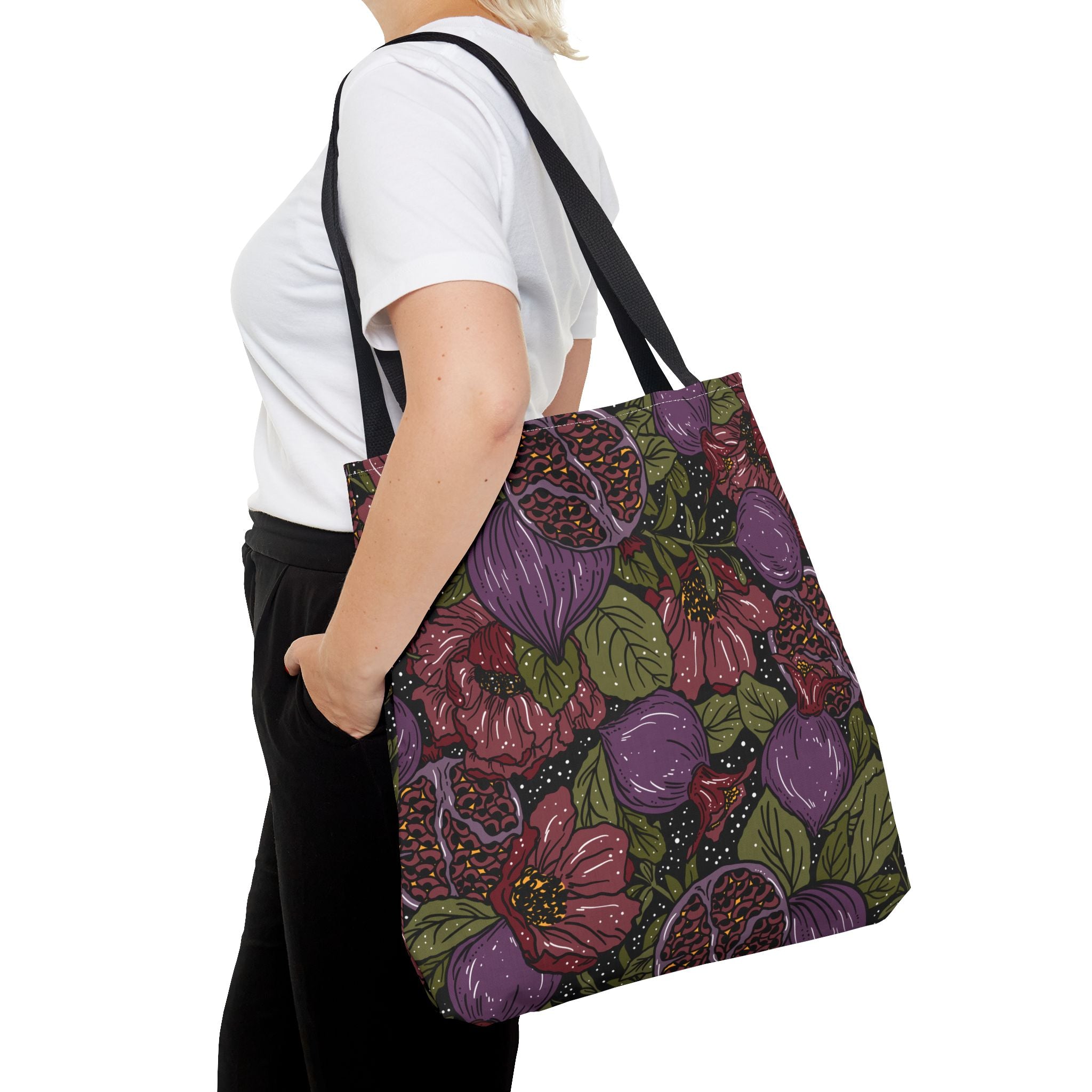 POMEGRANATE PATTERN // TOTE. BAG (3 Sizes)