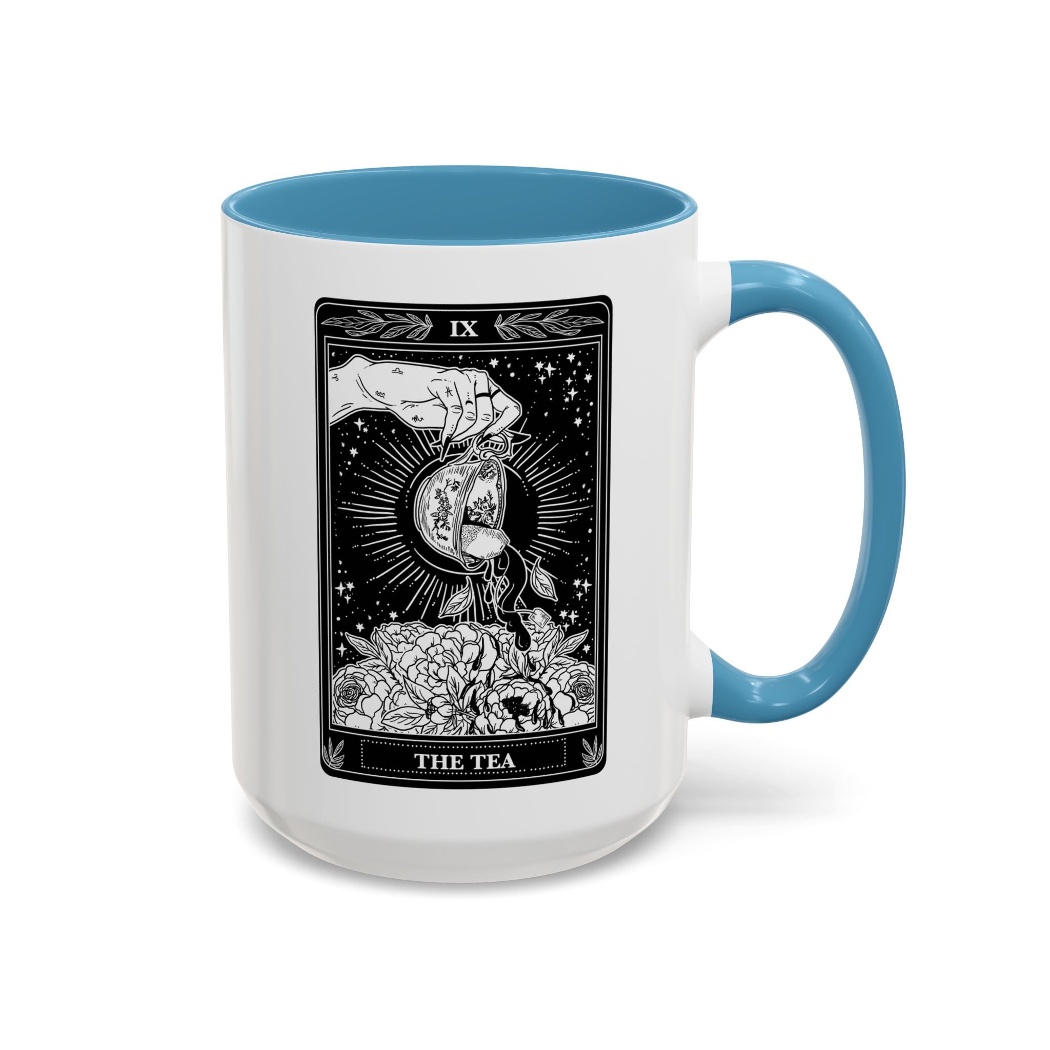 THE TEA (B&W) // 15 oz COFFEE MUG