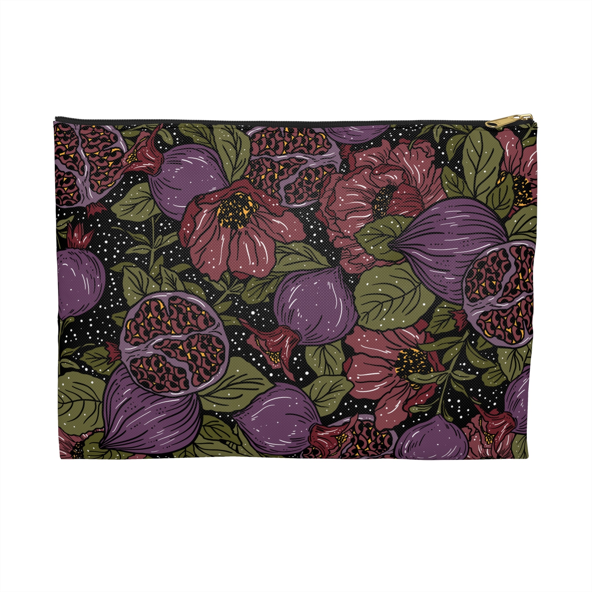 POMEGRANATE // COSMETIC ZIP POUCH