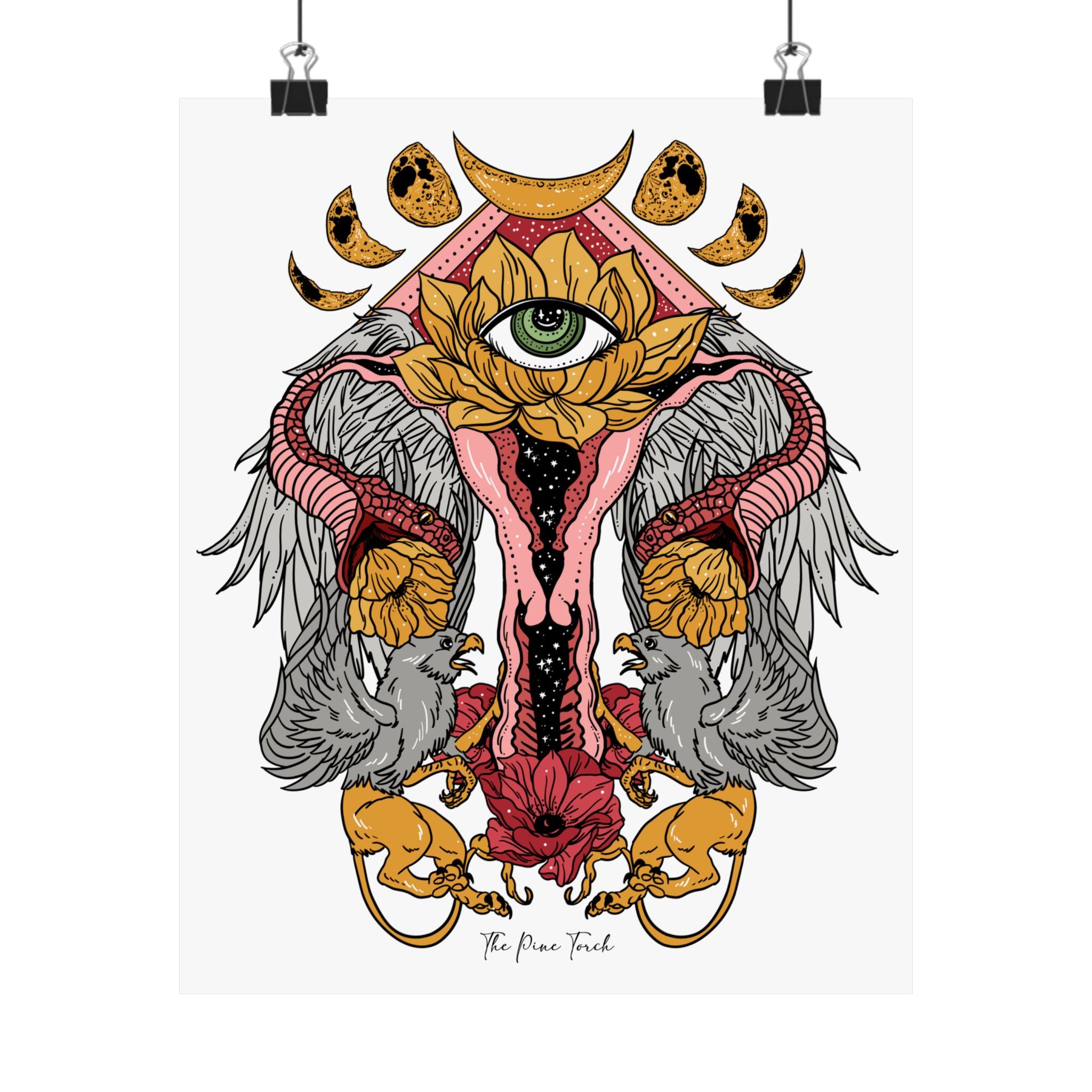 COSMIC UTERUS // PREMIUM MATTE POSTER PRINT