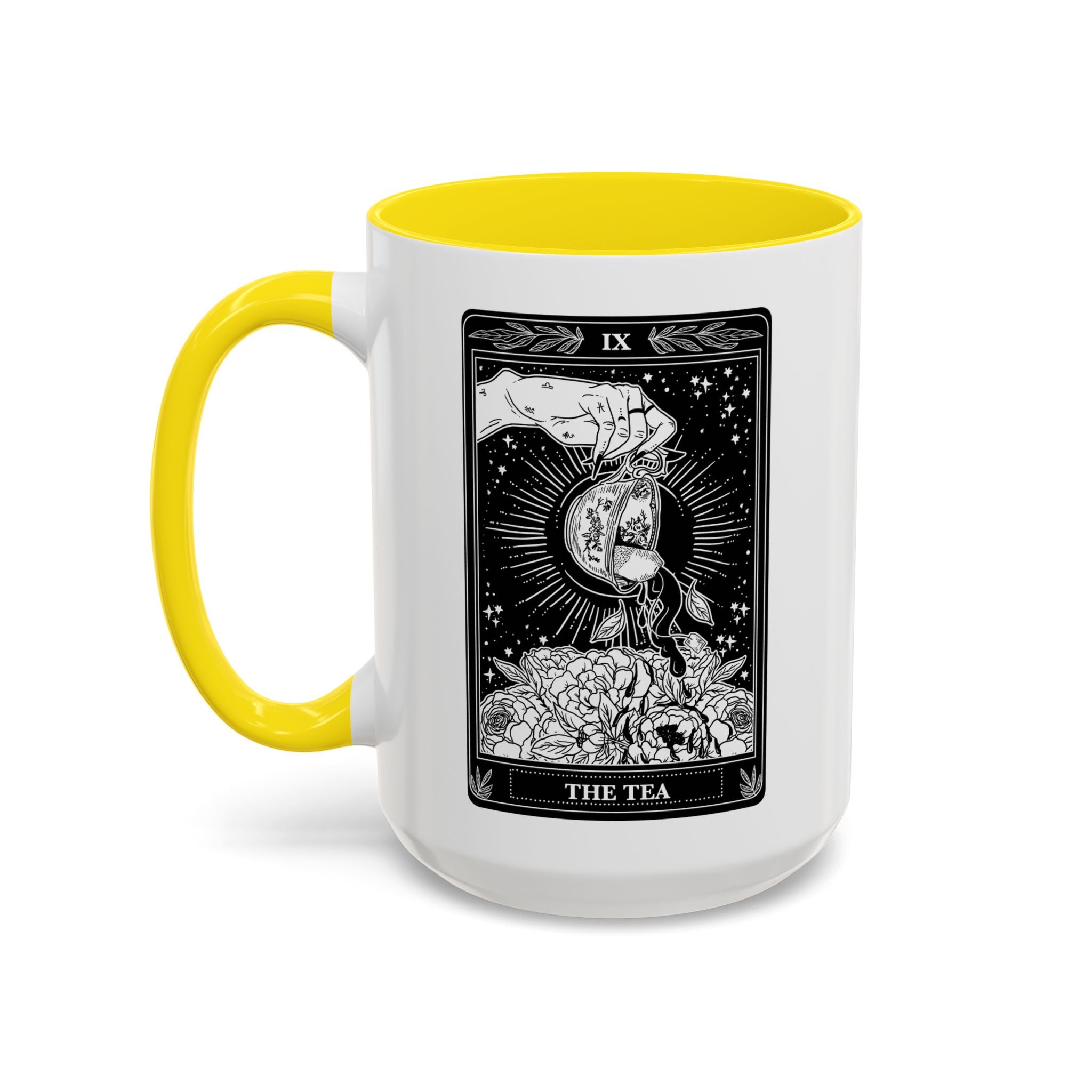THE TEA (B&W) // 15 oz COFFEE MUG