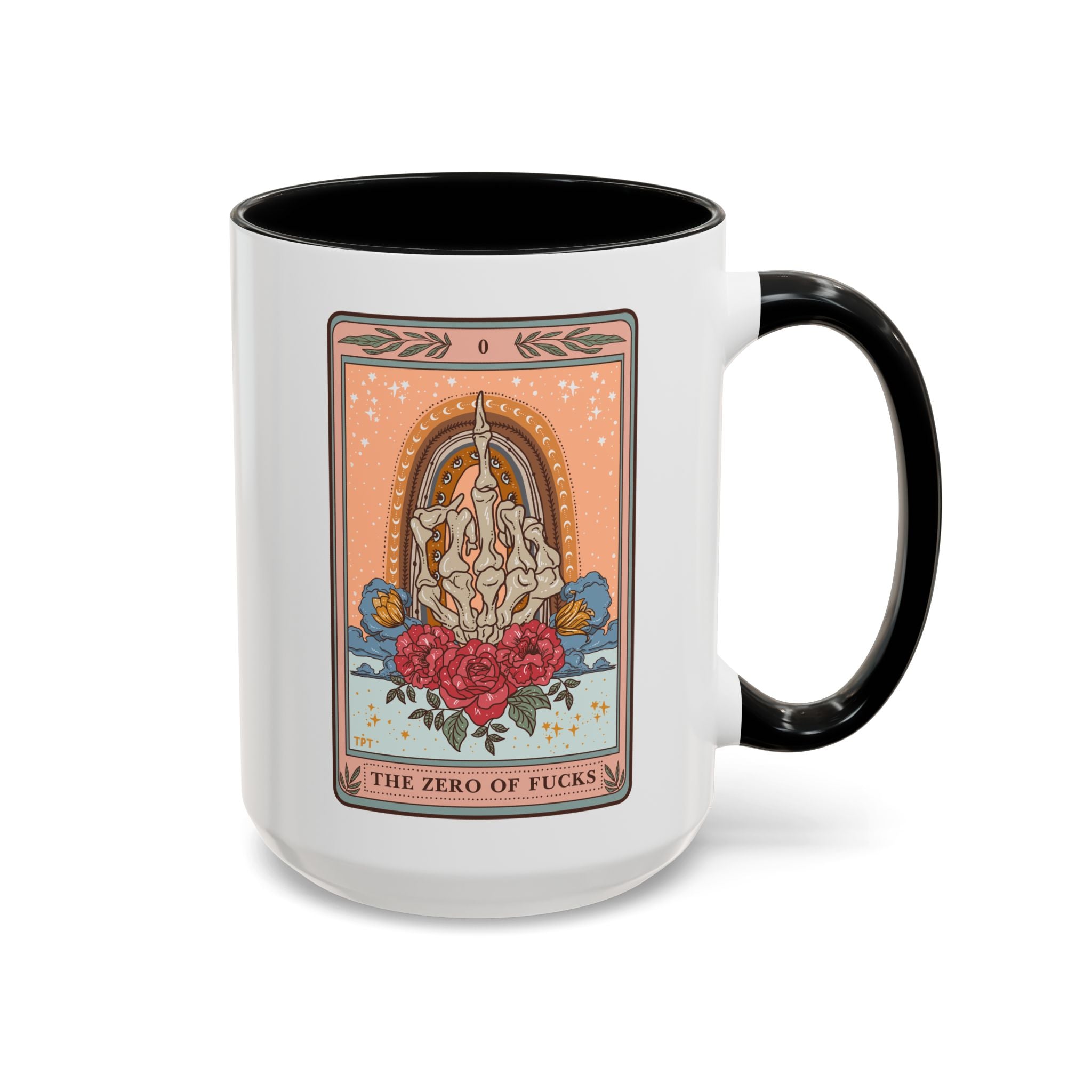 THE ZERO OF FUCKS // 15 oz COFFEE MUG