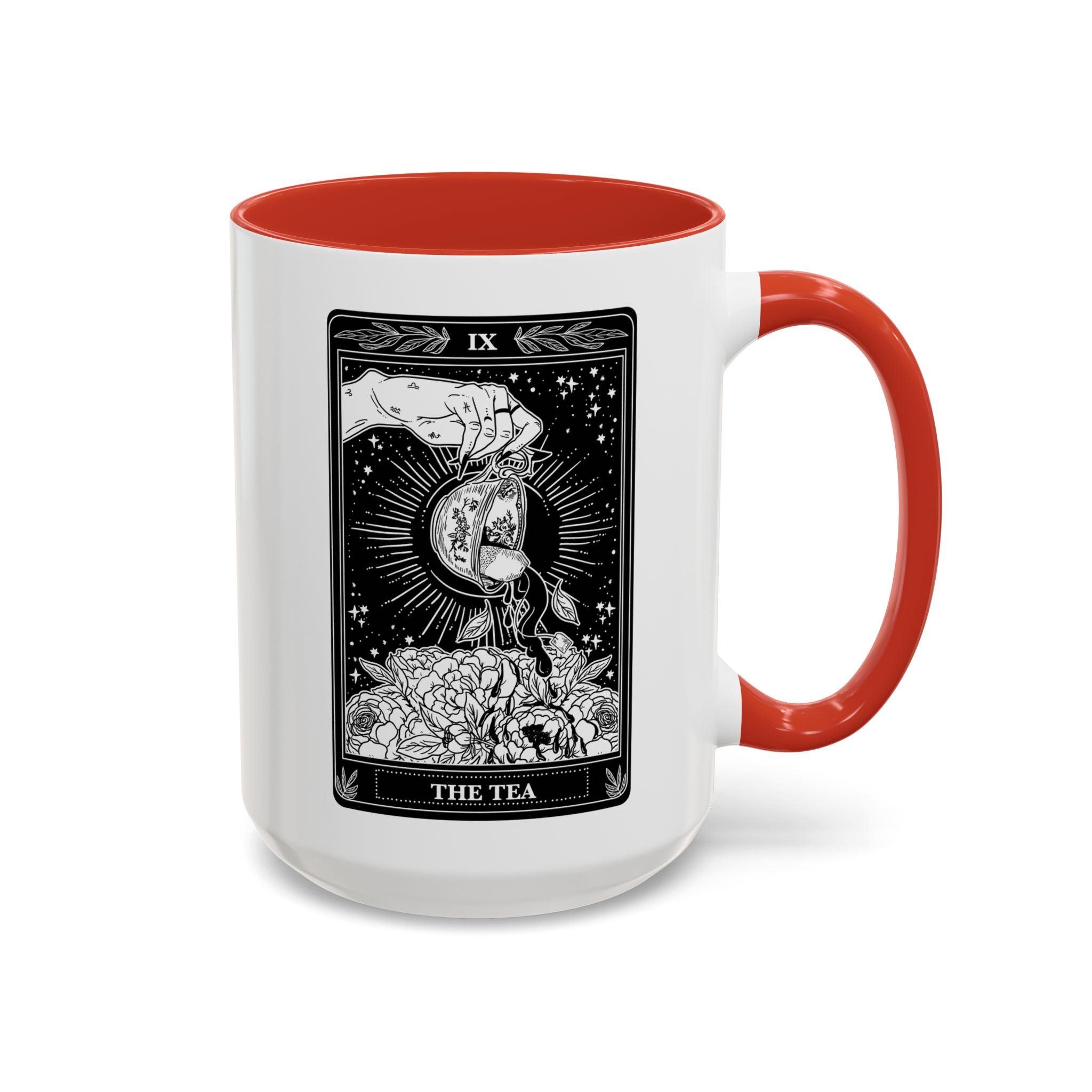 THE TEA (B&W) // 15 oz COFFEE MUG
