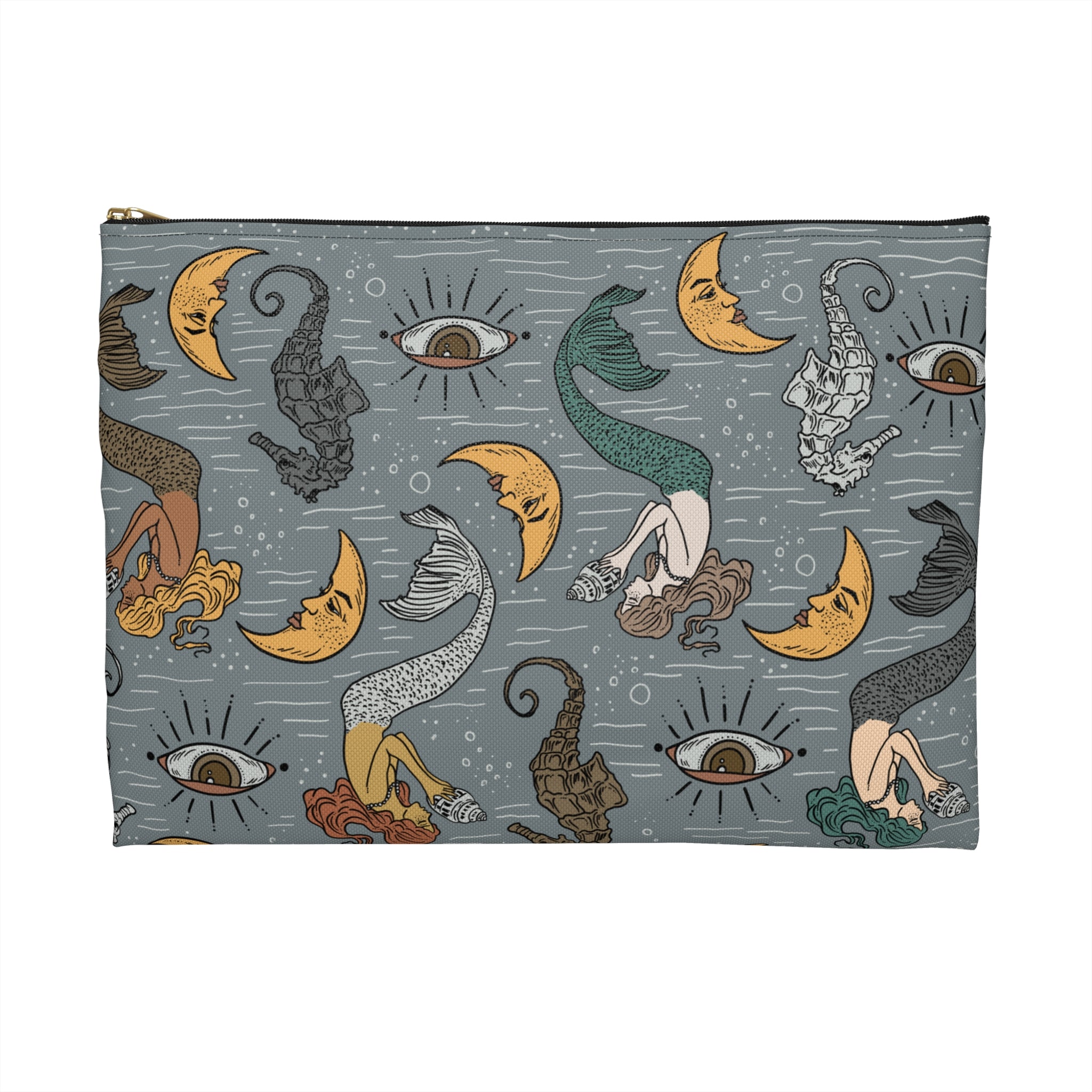 MERMAID MAGIC // COSMETIC ZIP POUCH