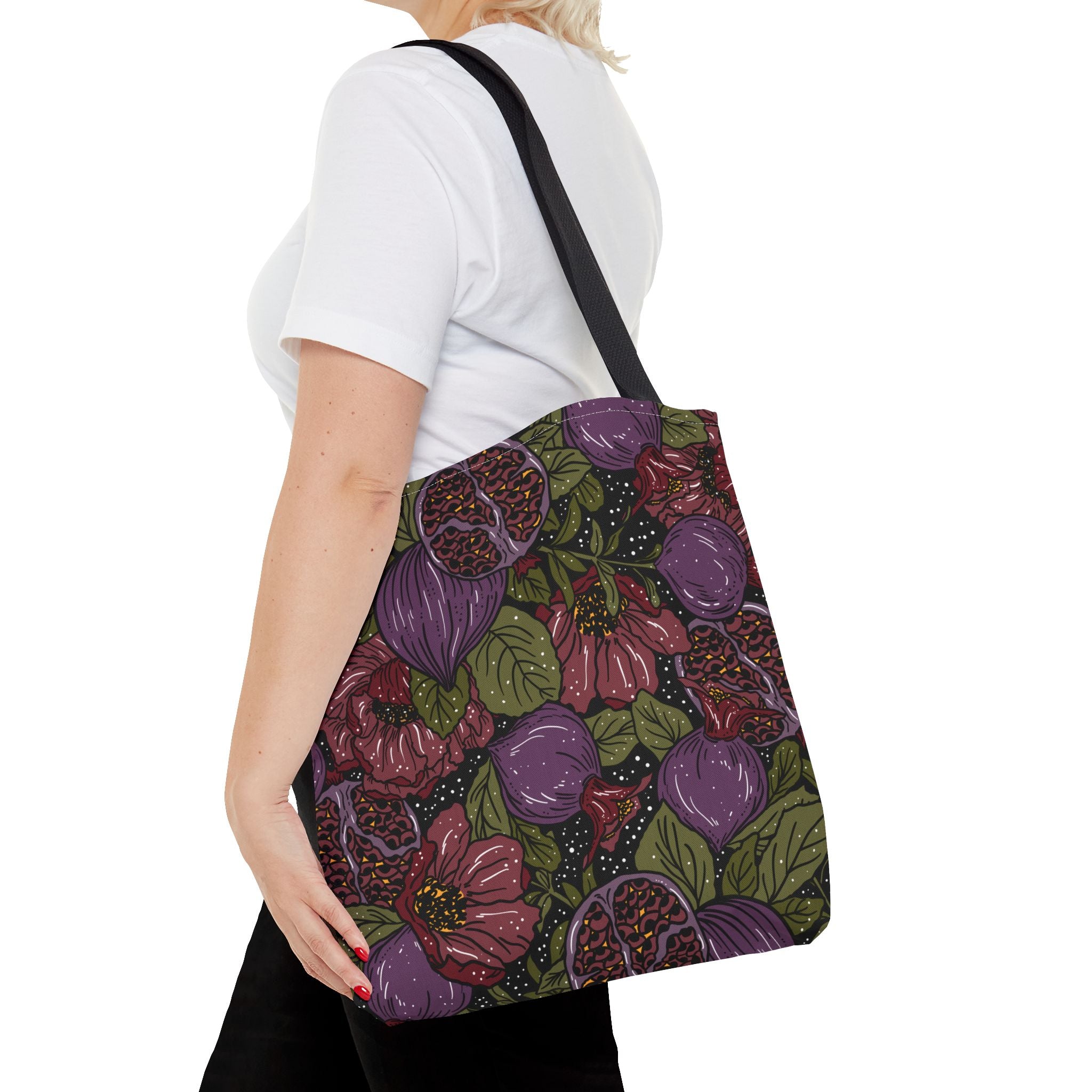 POMEGRANATE PATTERN // TOTE. BAG (3 Sizes)