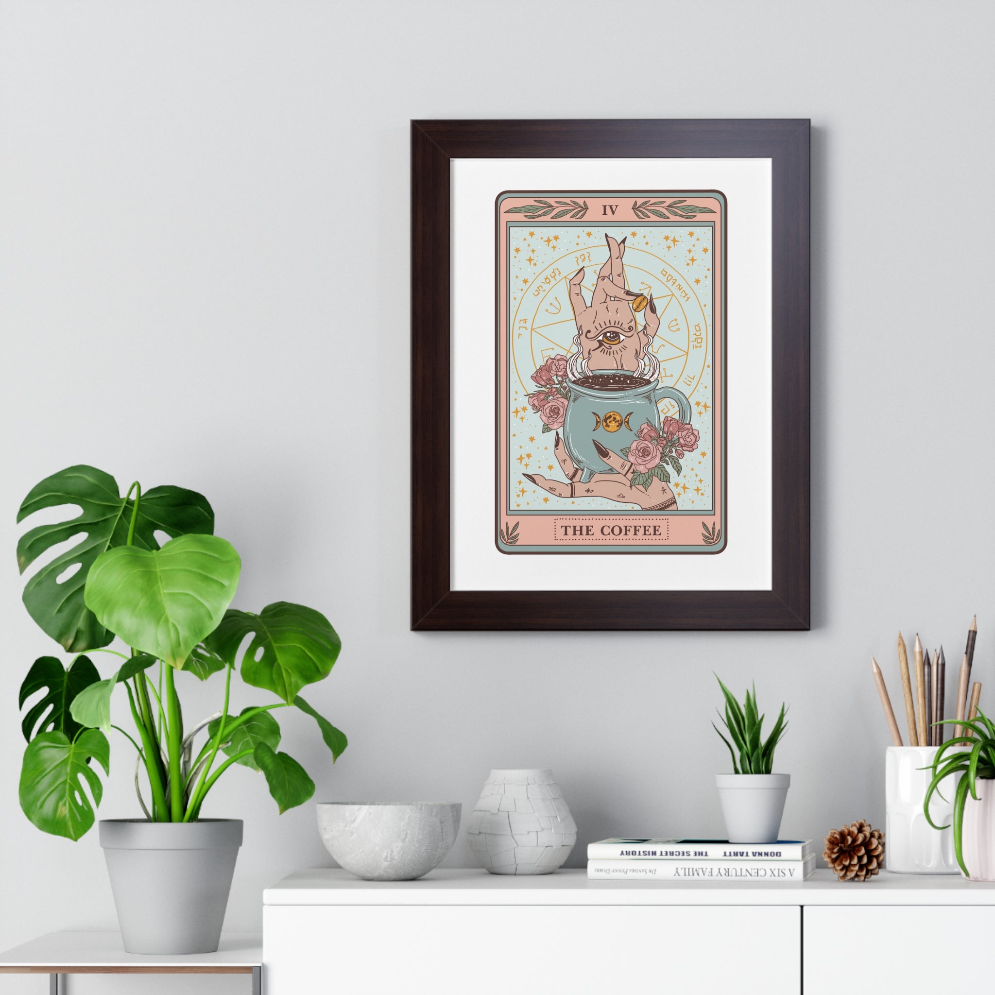 THE COFFEE // FRAMED POSTER PRINT