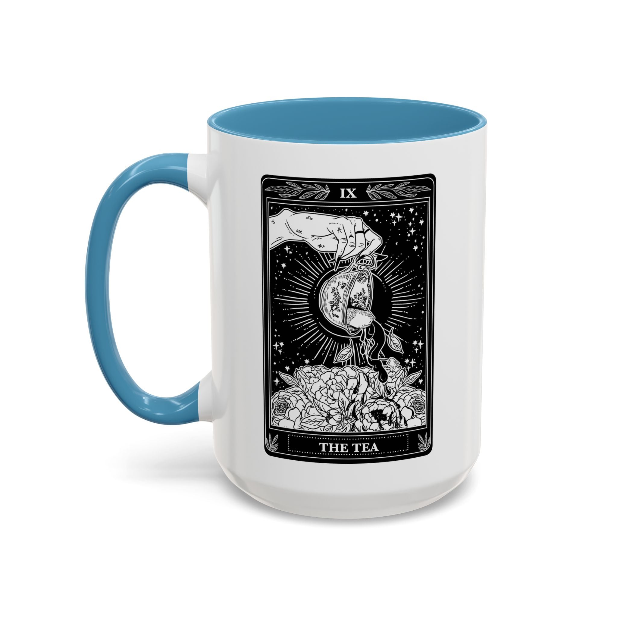 THE TEA (B&W) // 15 oz COFFEE MUG