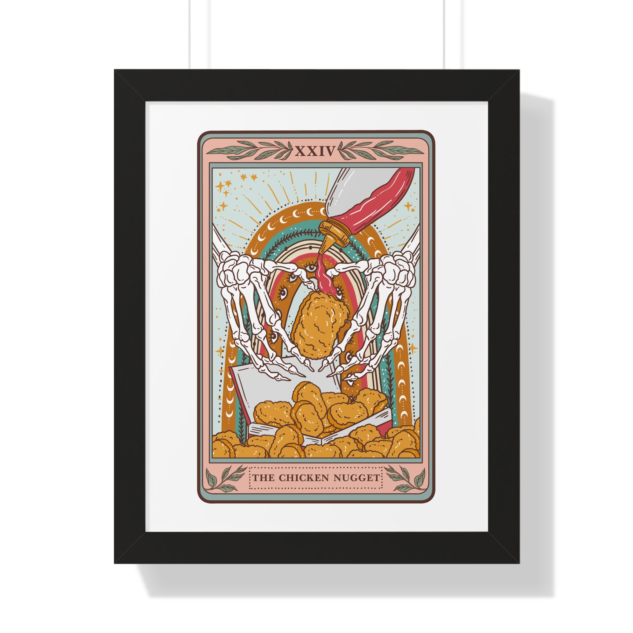 THE CHICKEN NUGGET // FRAMED POSTER PRINT