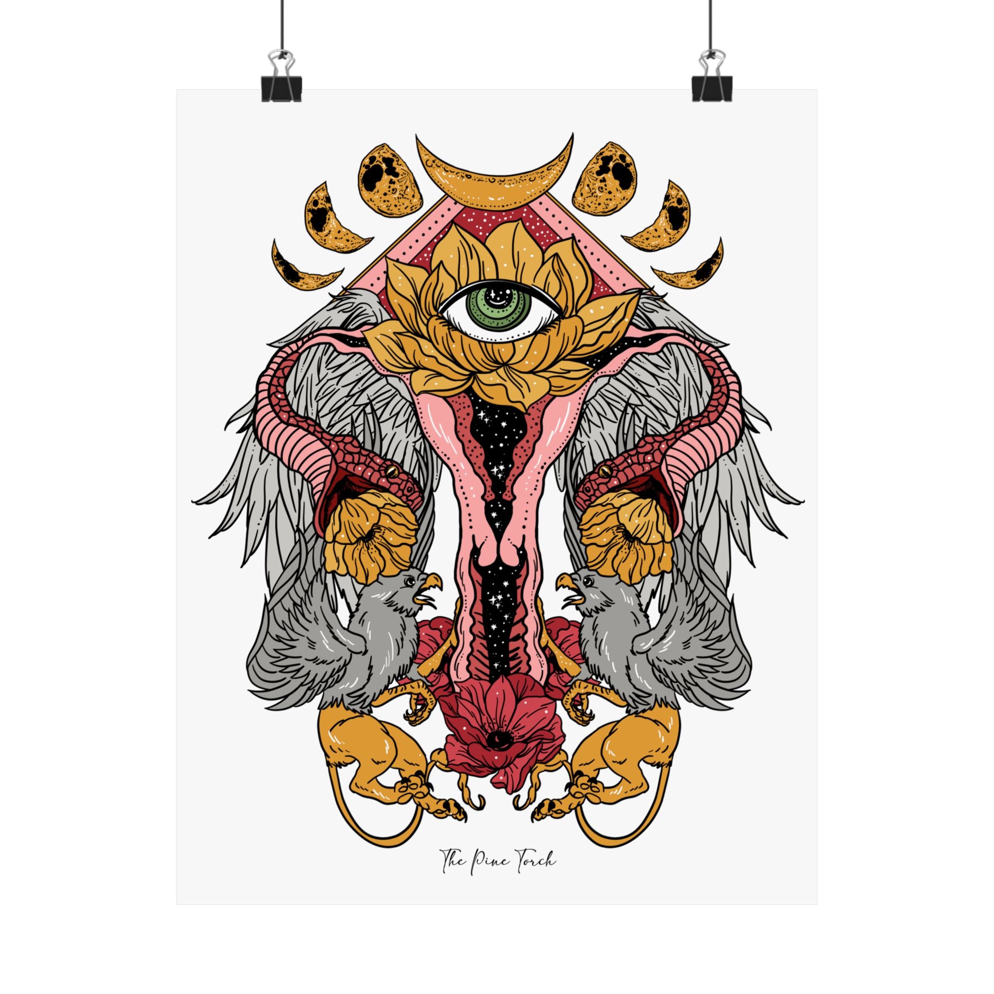 COSMIC UTERUS // PREMIUM MATTE POSTER PRINT
