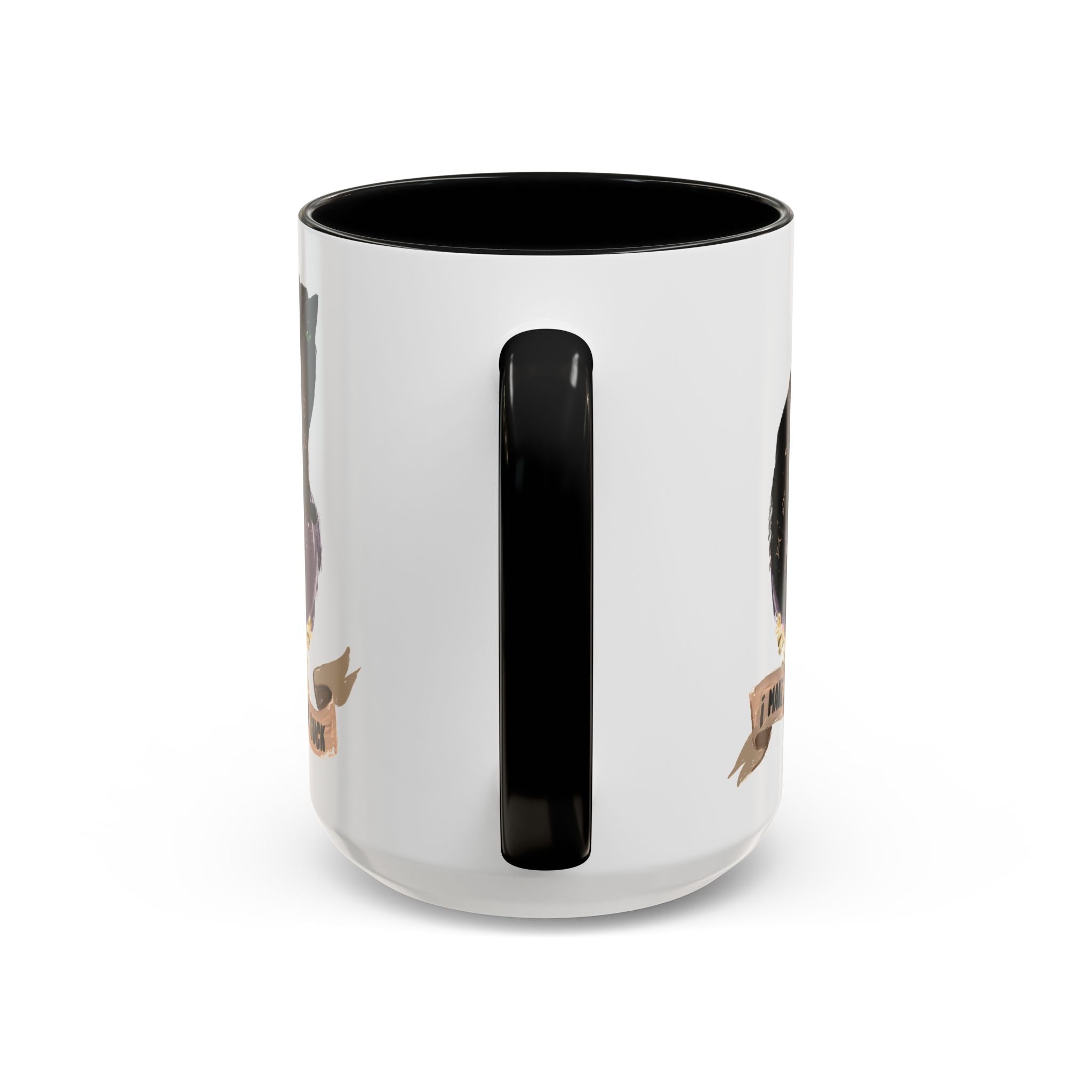 I MAKE MY OWN LUCK // 15 oz COFFEE MUG