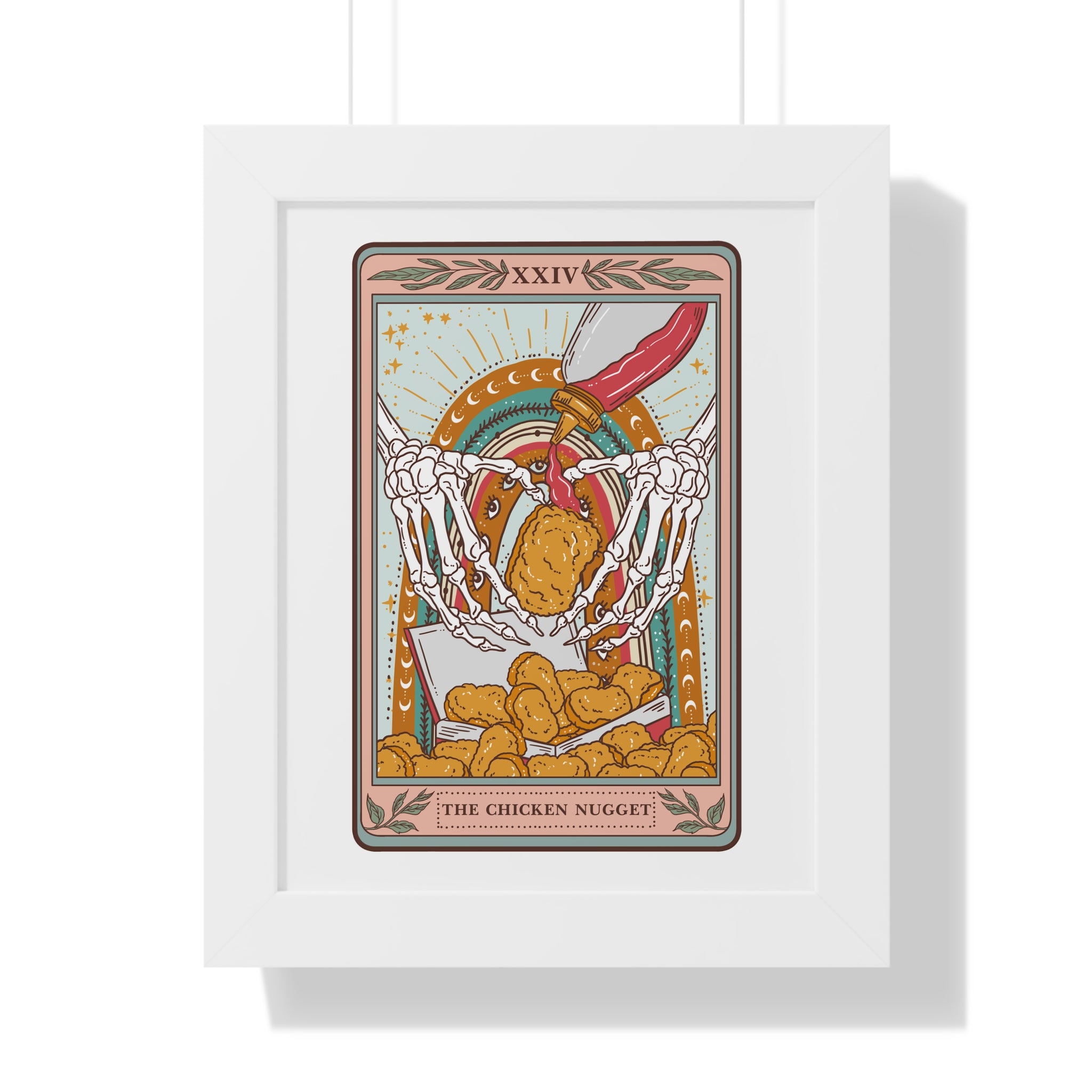 THE CHICKEN NUGGET // FRAMED POSTER PRINT