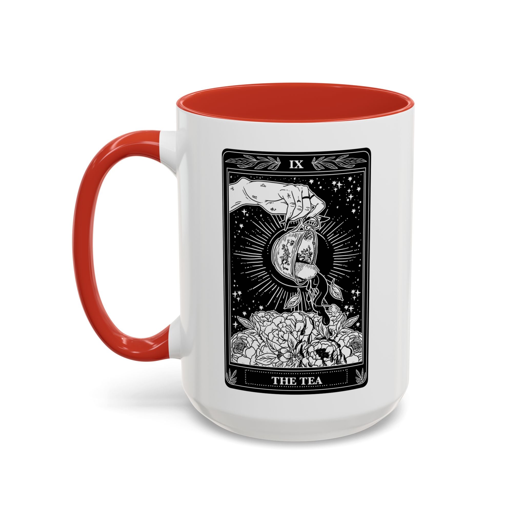 THE TEA (B&W) // 15 oz COFFEE MUG