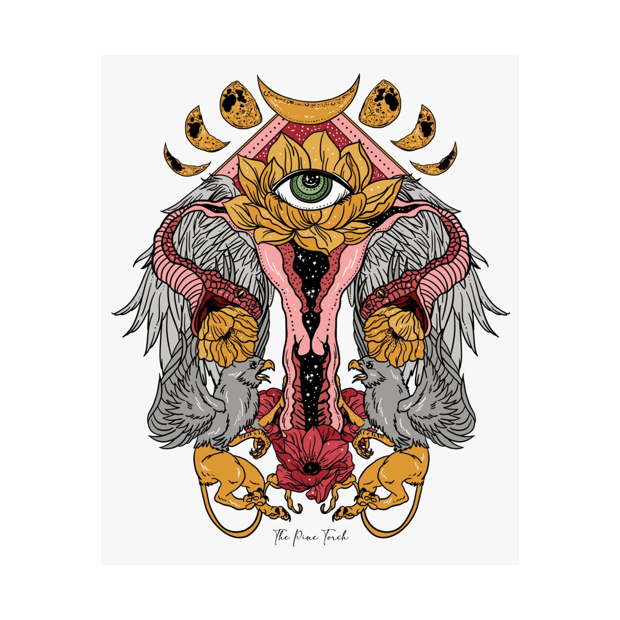 COSMIC UTERUS // PREMIUM MATTE POSTER PRINT