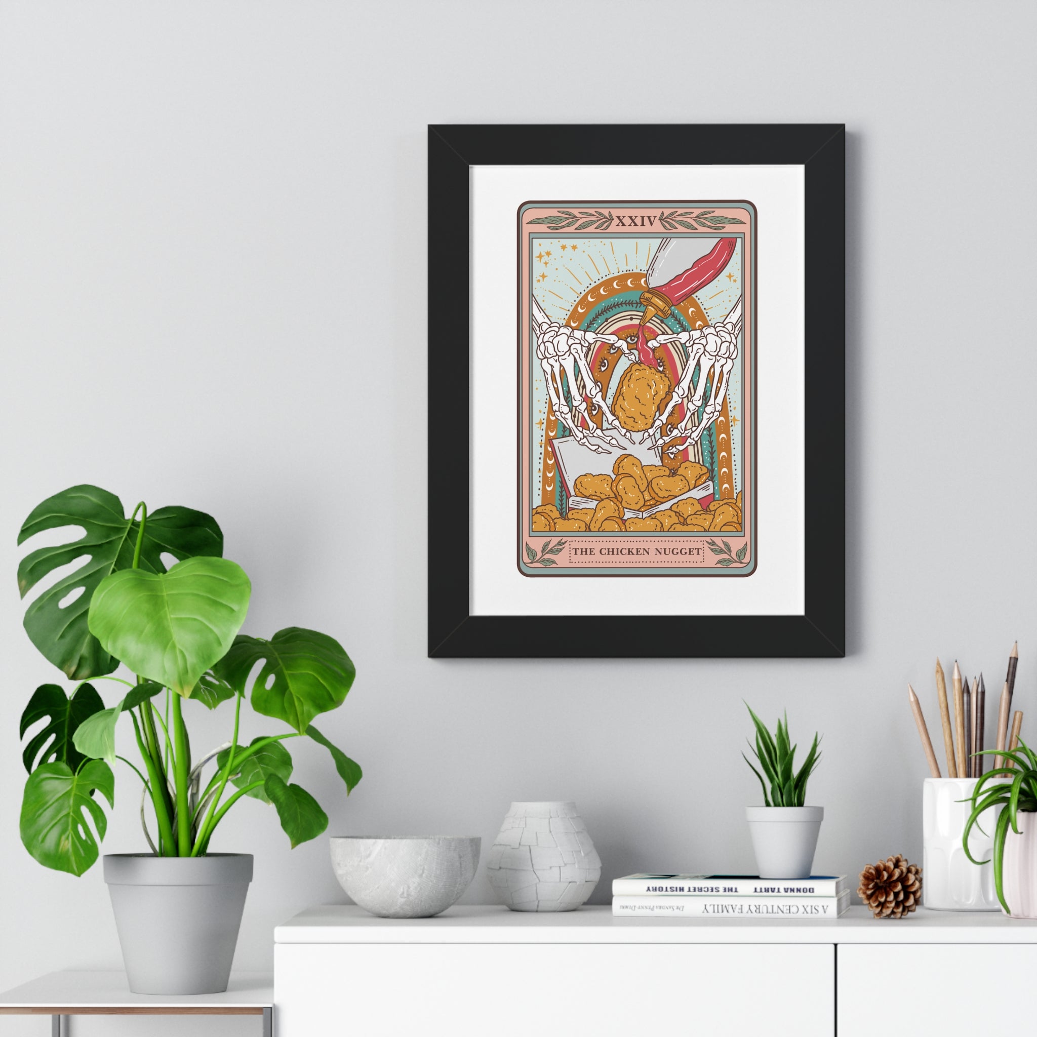 THE CHICKEN NUGGET // FRAMED POSTER PRINT