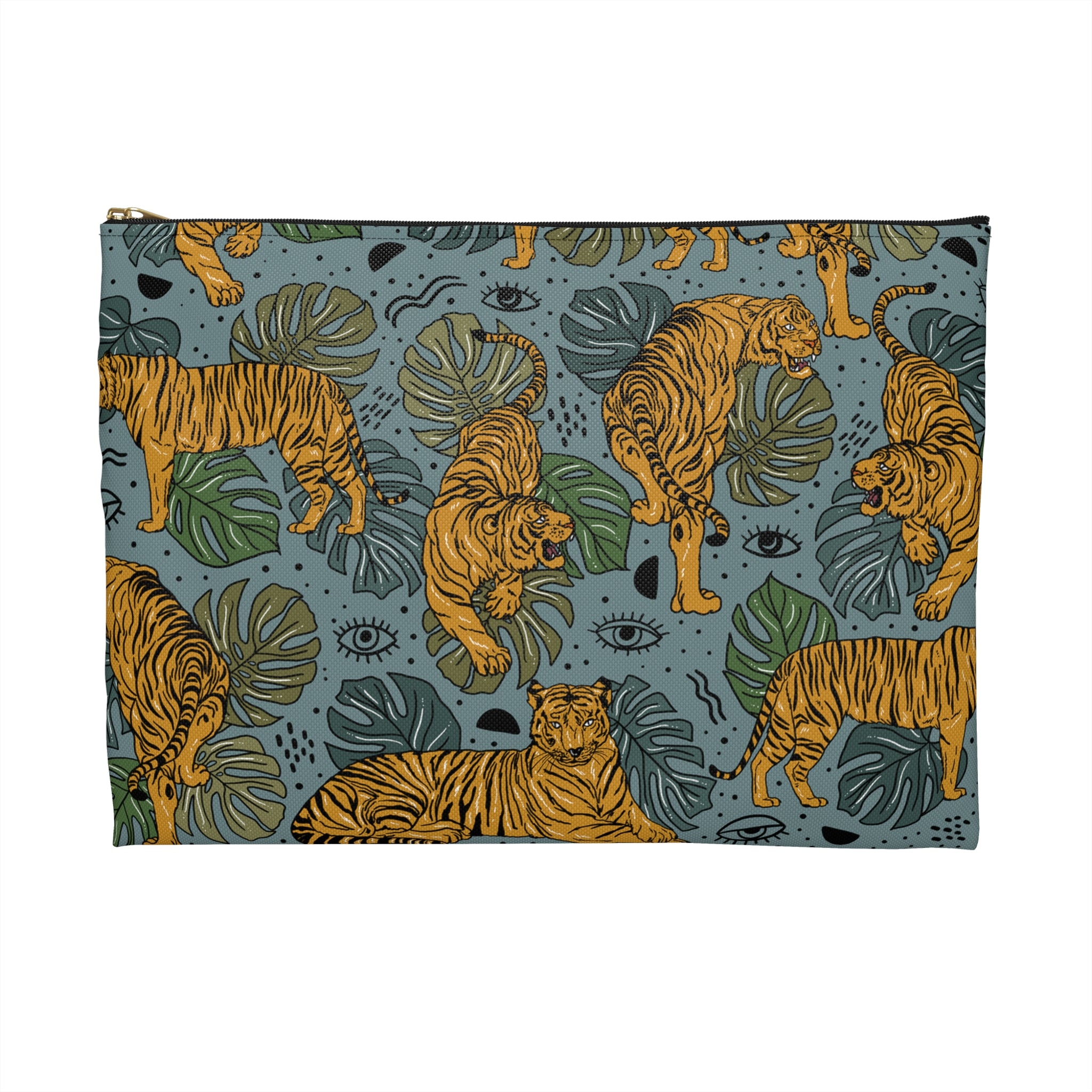JUNGLE TIGER // COSMETIC ZIP POUCH