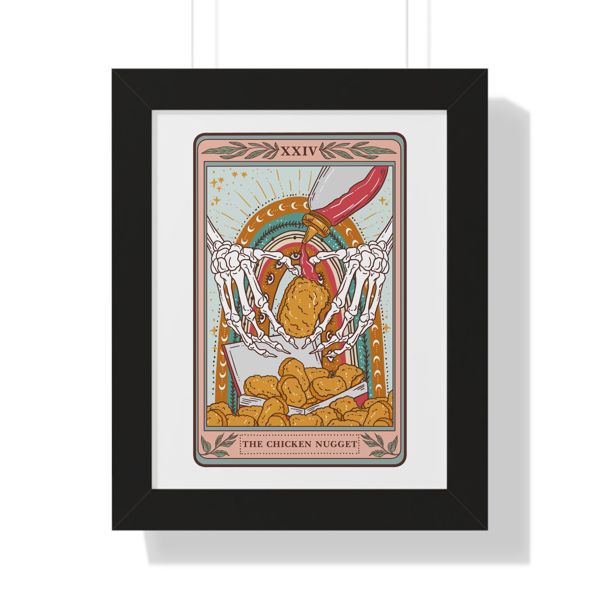 THE CHICKEN NUGGET // FRAMED POSTER PRINT