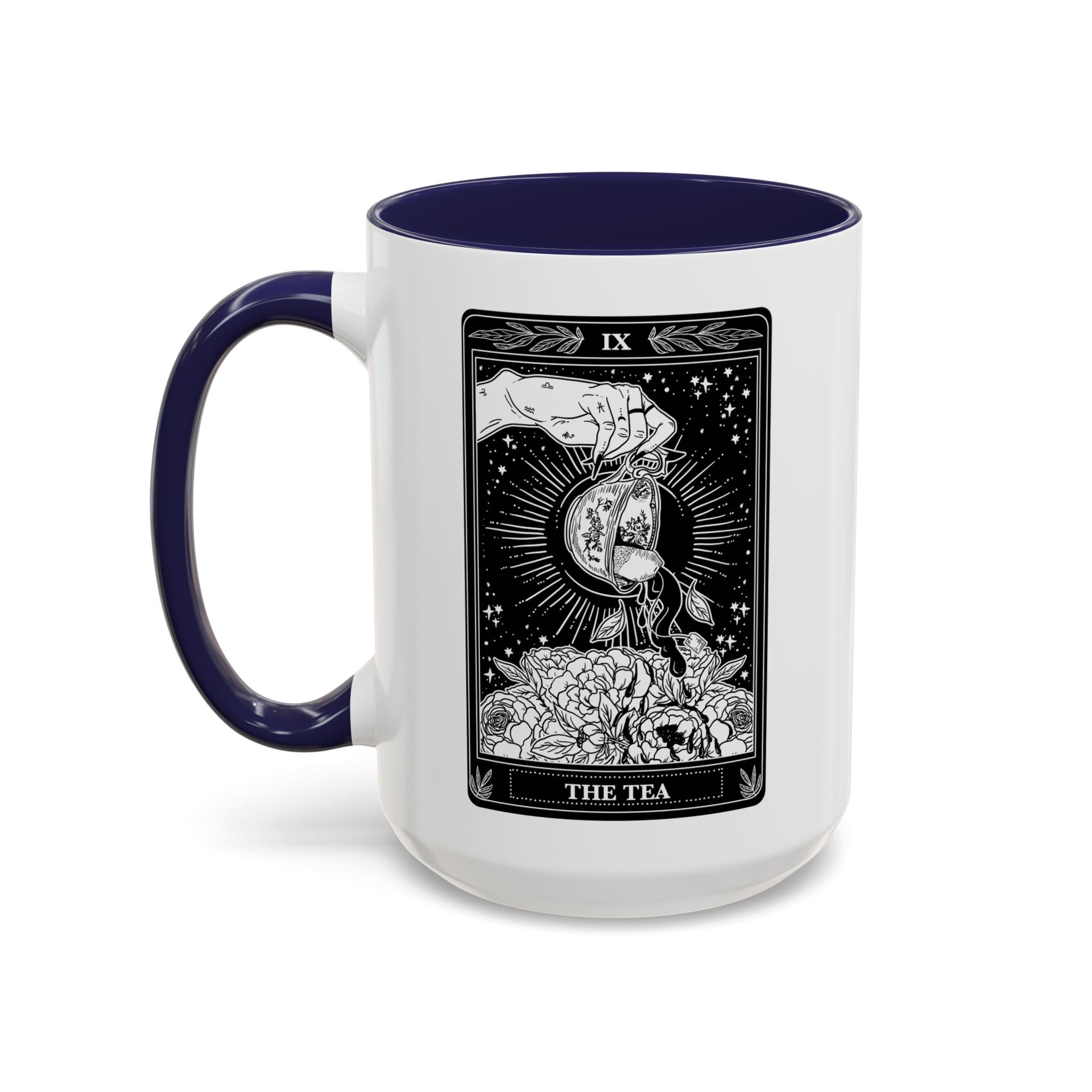 THE TEA (B&W) // 15 oz COFFEE MUG