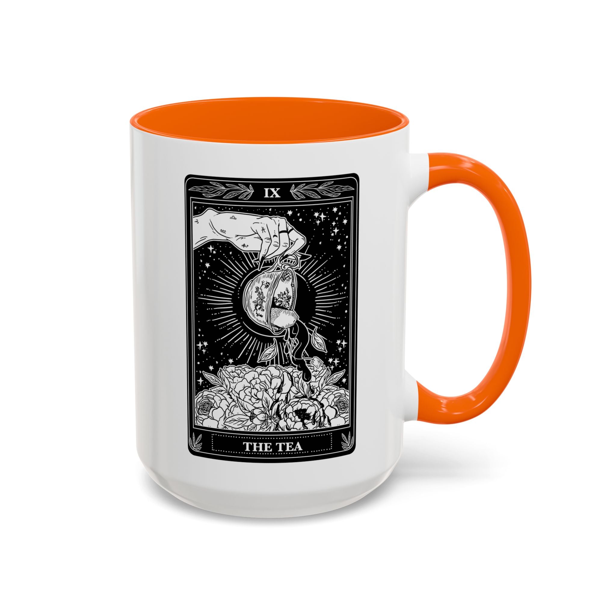 THE TEA (B&W) // 15 oz COFFEE MUG