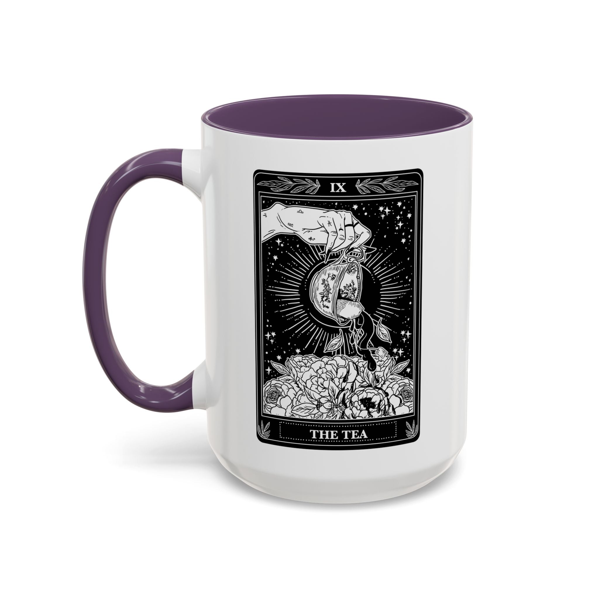 THE TEA (B&W) // 15 oz COFFEE MUG