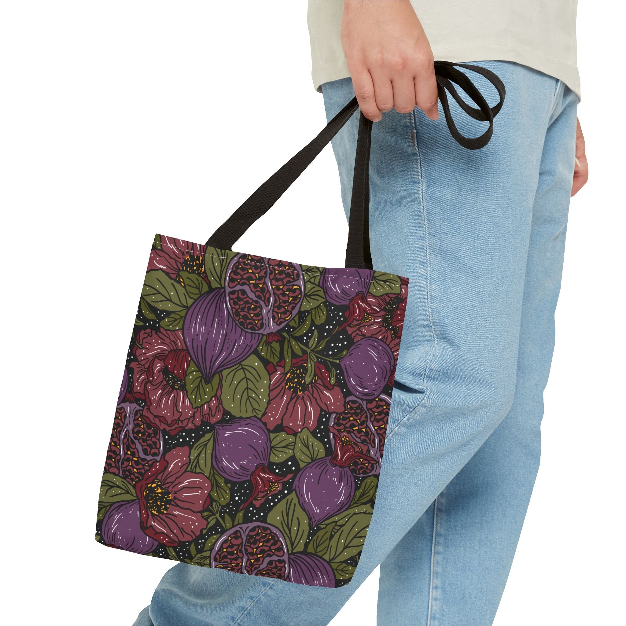 POMEGRANATE PATTERN // TOTE. BAG (3 Sizes)