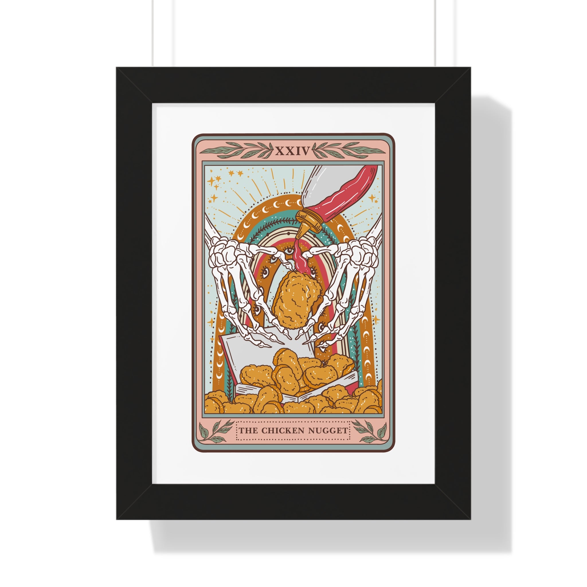 THE CHICKEN NUGGET // FRAMED POSTER PRINT