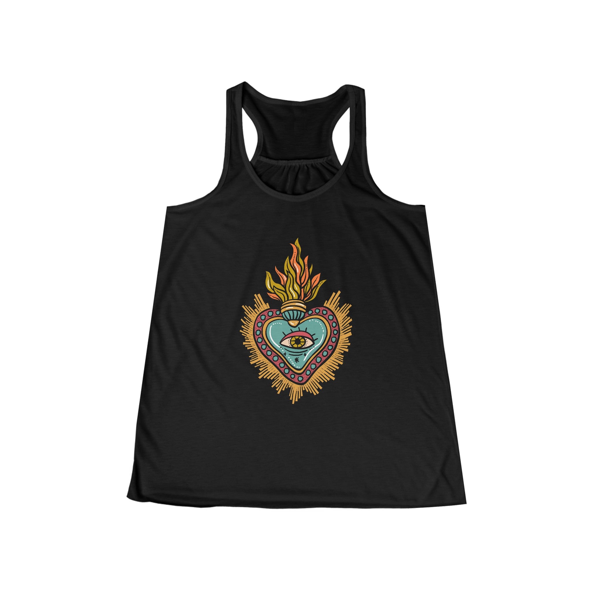 SACRED HEART // FLOWY RACERBACK TANK