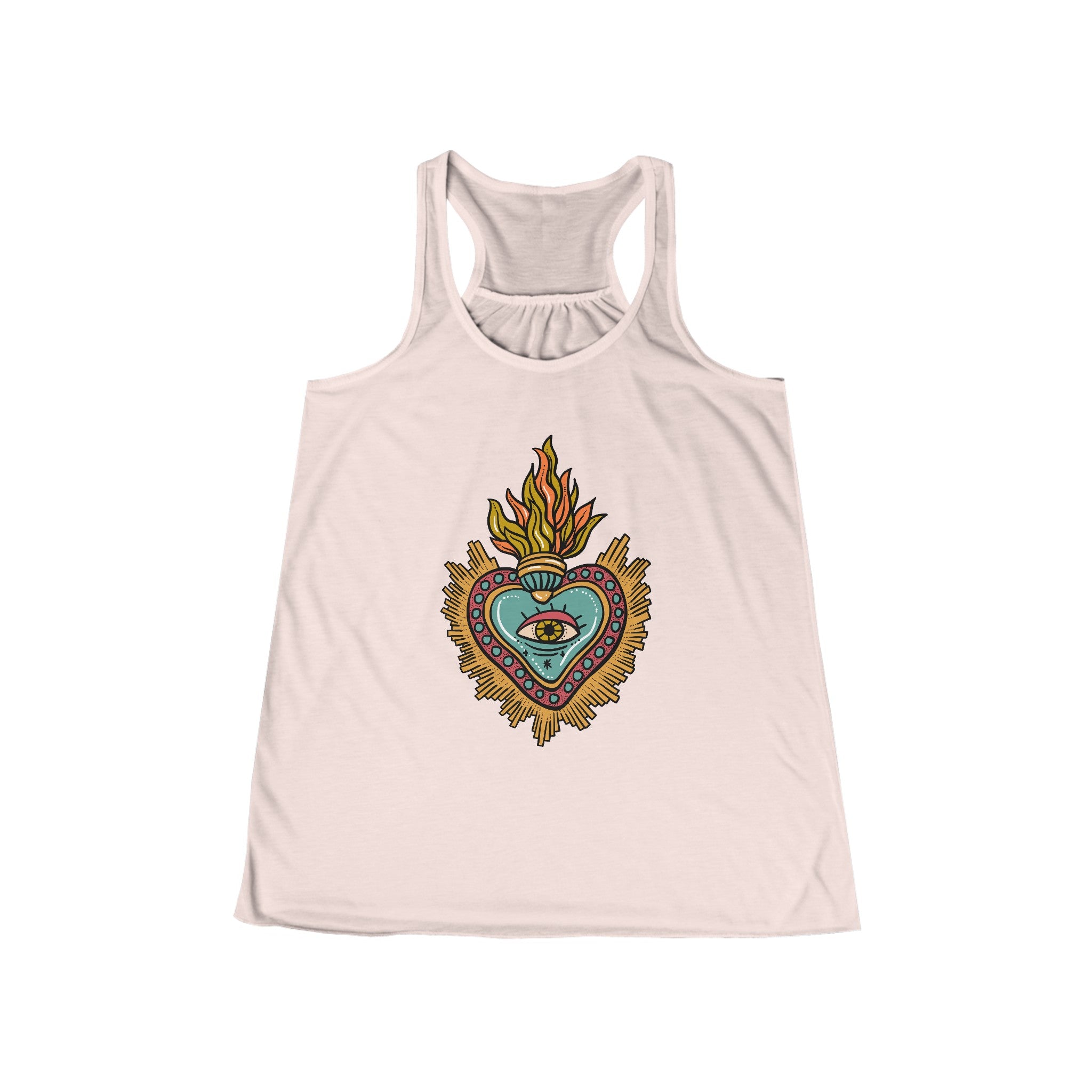 SACRED HEART // FLOWY RACERBACK TANK