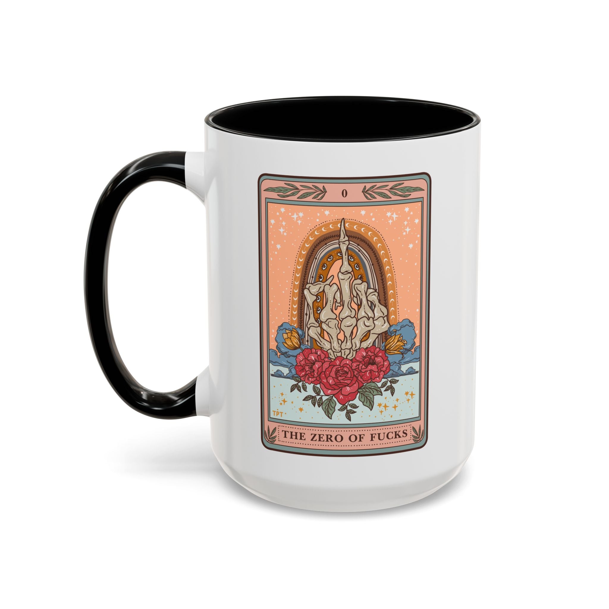 THE ZERO OF FUCKS // 15 oz COFFEE MUG