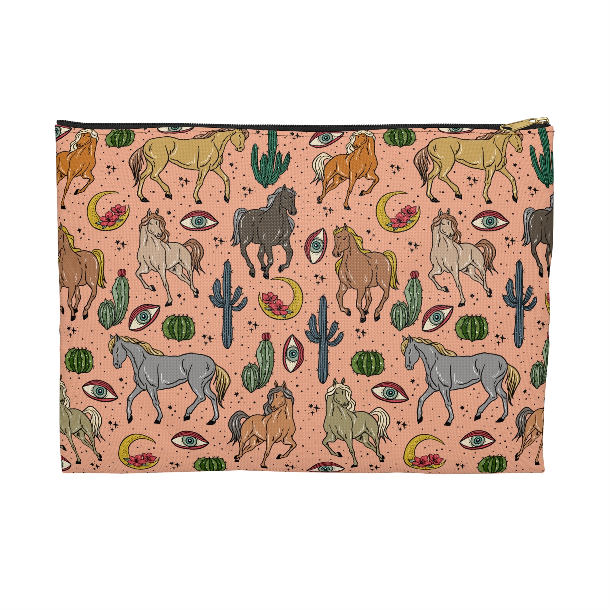 WILD HORSES // COSMETIC ZIP POUCH