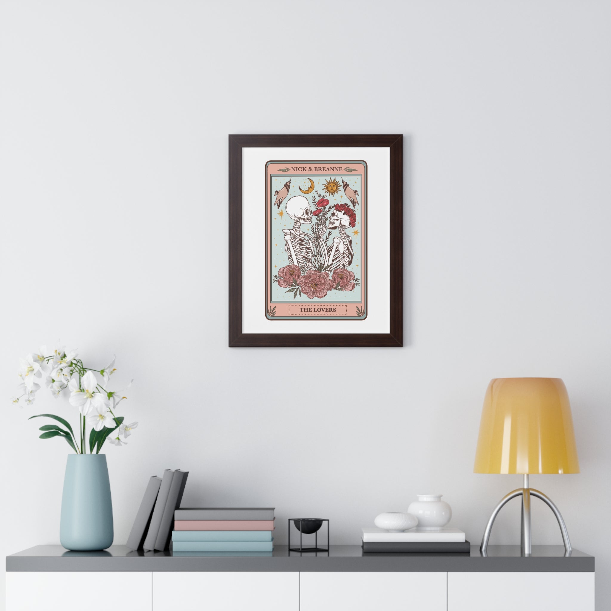 Nick & Breanne 16x20 // FRAMED POSTER PRINT