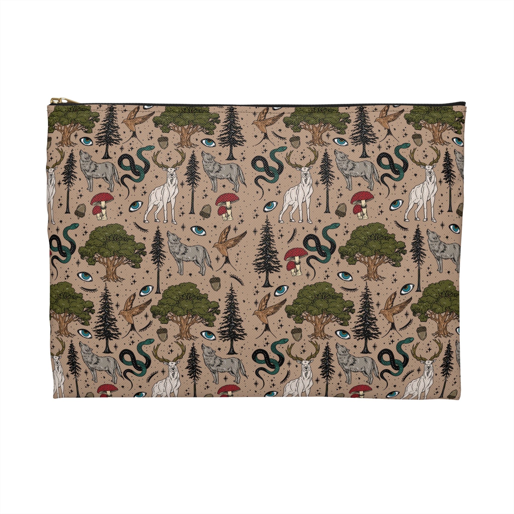 INTO THE WOODS // COSMETIC ZIP POUCH