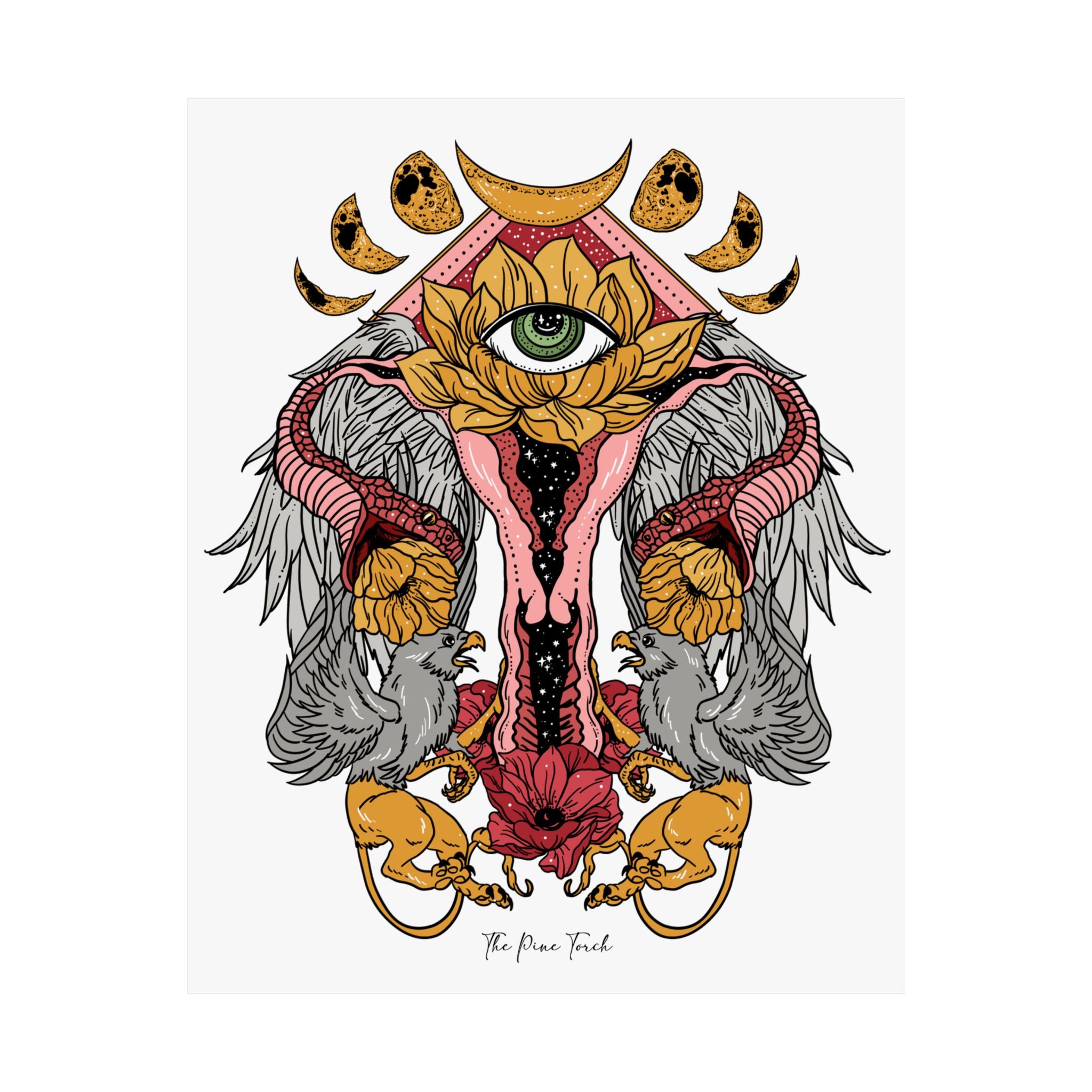 COSMIC UTERUS // PREMIUM MATTE POSTER PRINT