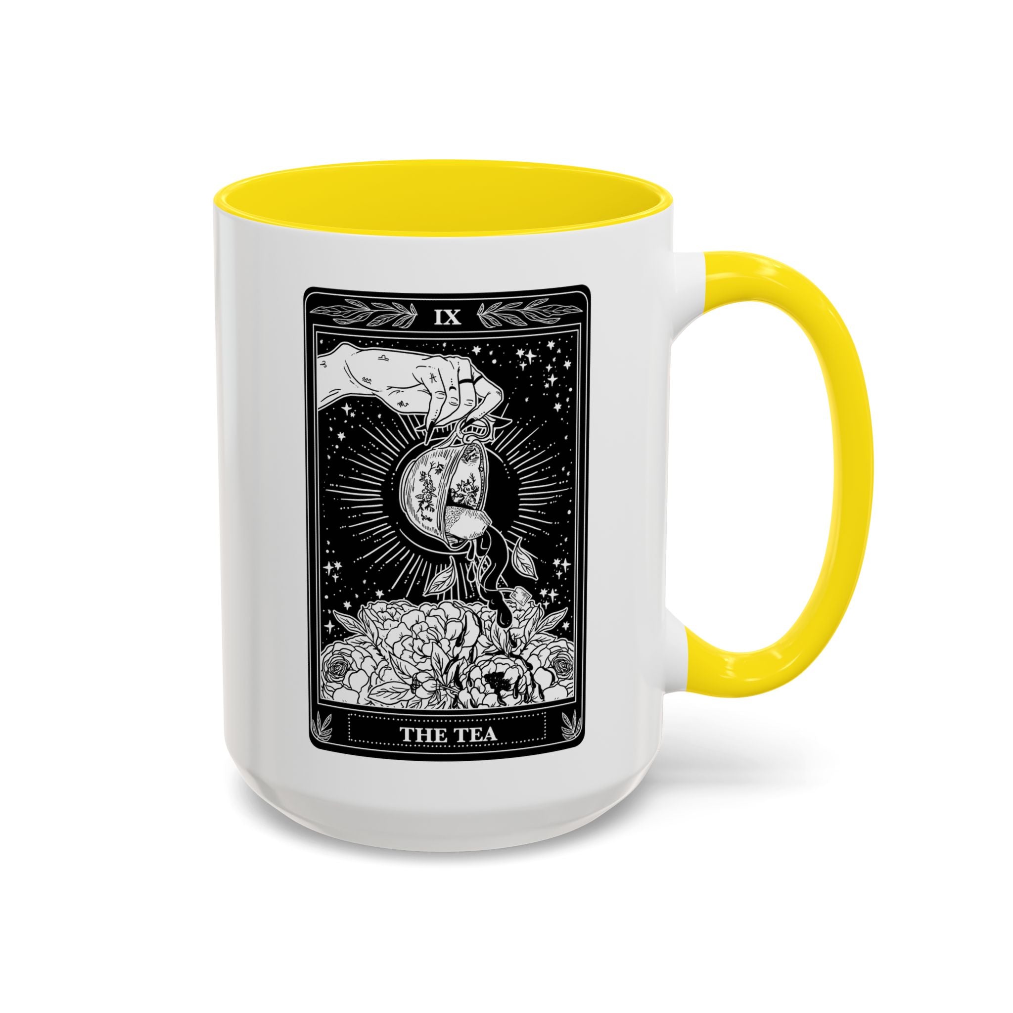 THE TEA (B&W) // 15 oz COFFEE MUG
