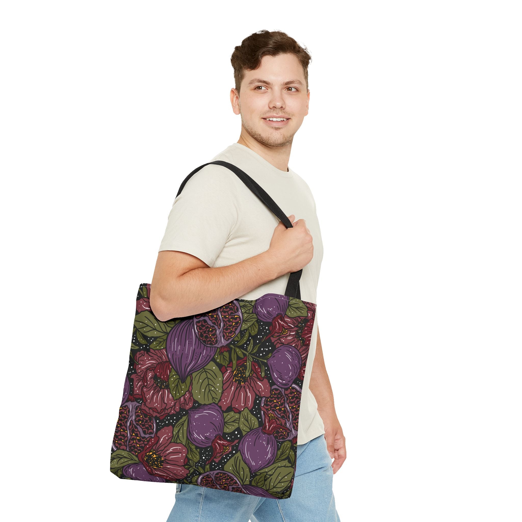 POMEGRANATE PATTERN // TOTE. BAG (3 Sizes)