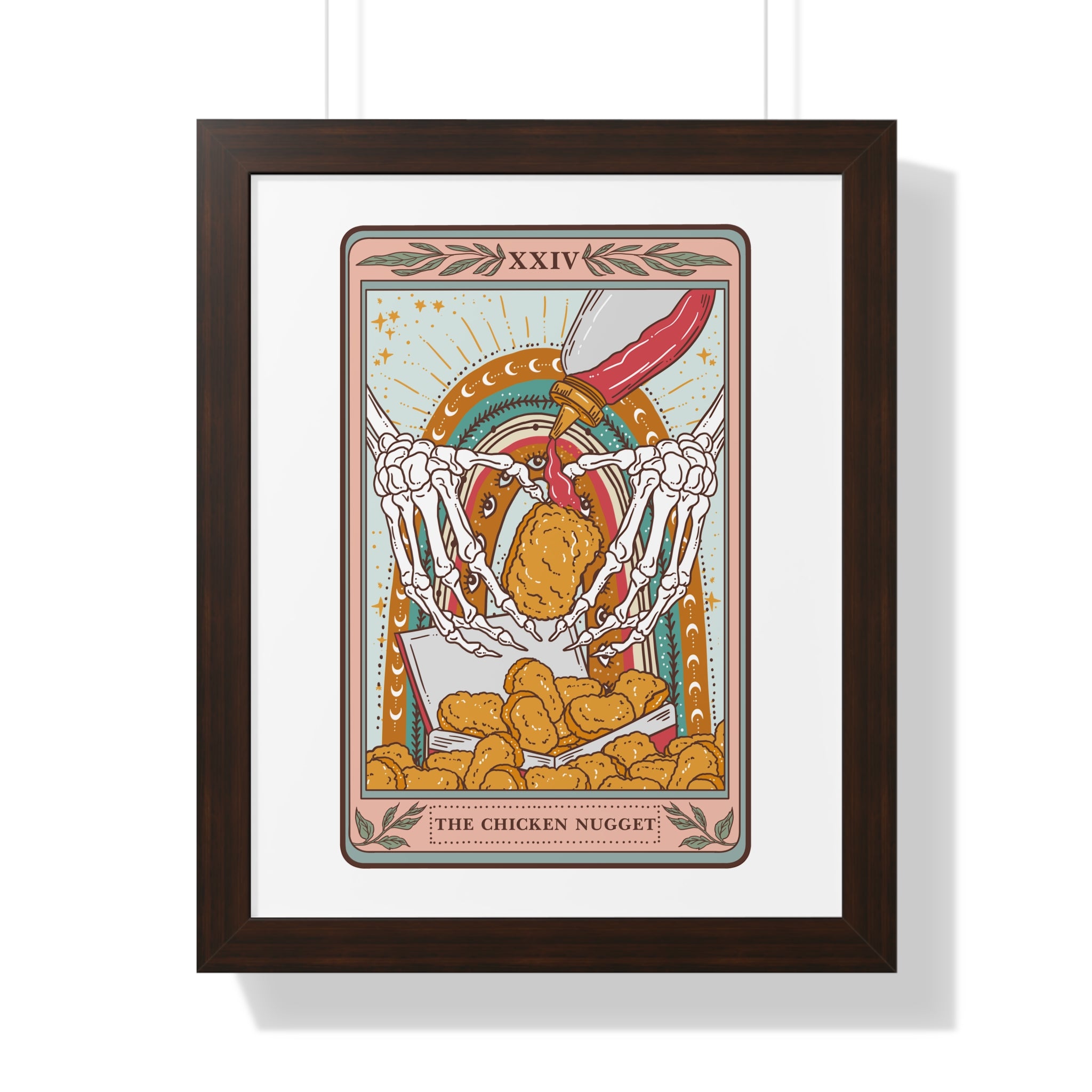 THE CHICKEN NUGGET // FRAMED POSTER PRINT