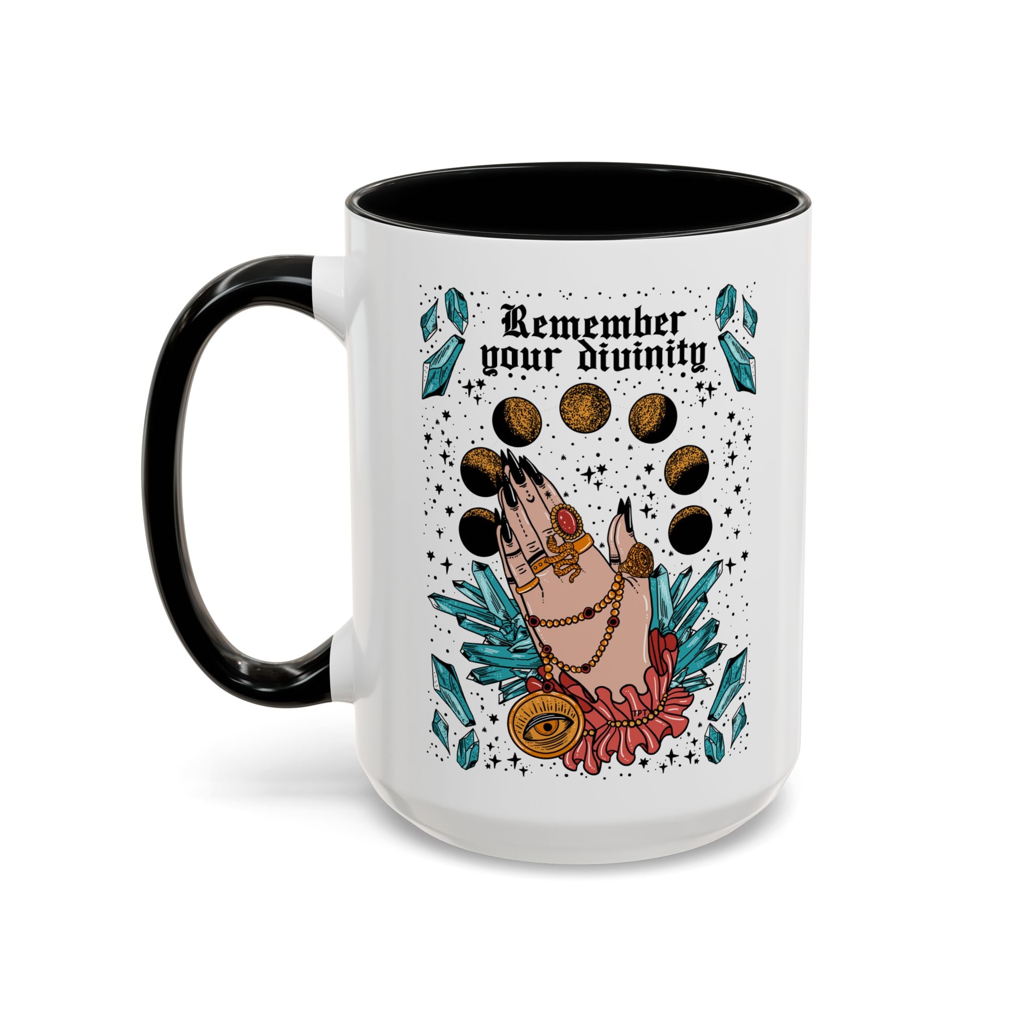 REMEMBER YOUR DIVINITY // 15 oz COFFEE MUG