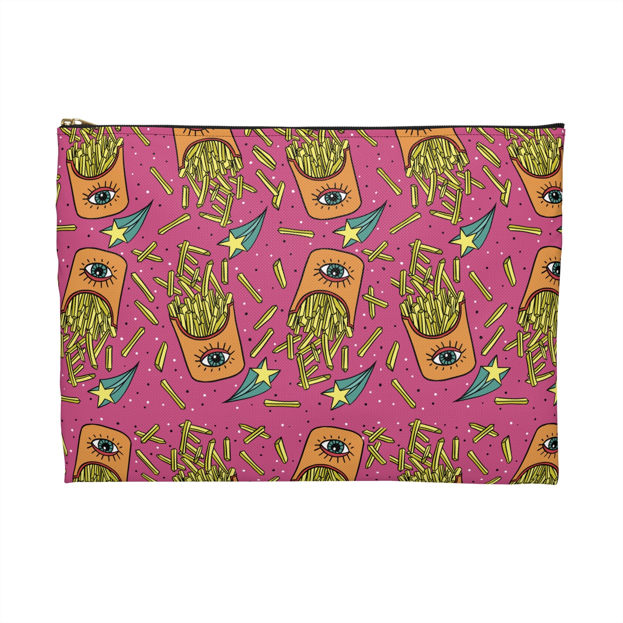 KEEP YOUR EYE ON THE FRIES // COSMETIC ZIP POUCH