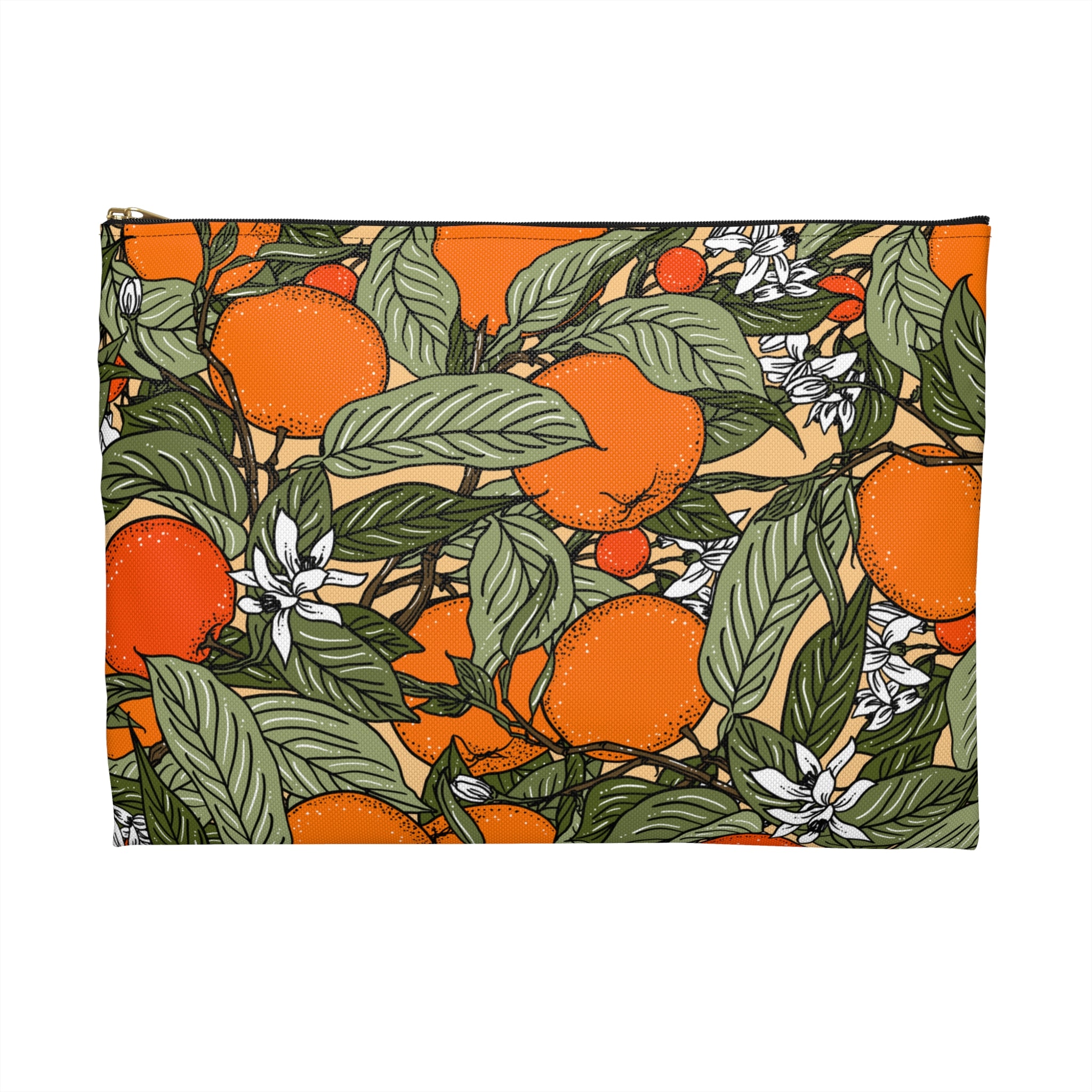 ORANGE BLOSSOM // COSMETIC ZIP POUCH