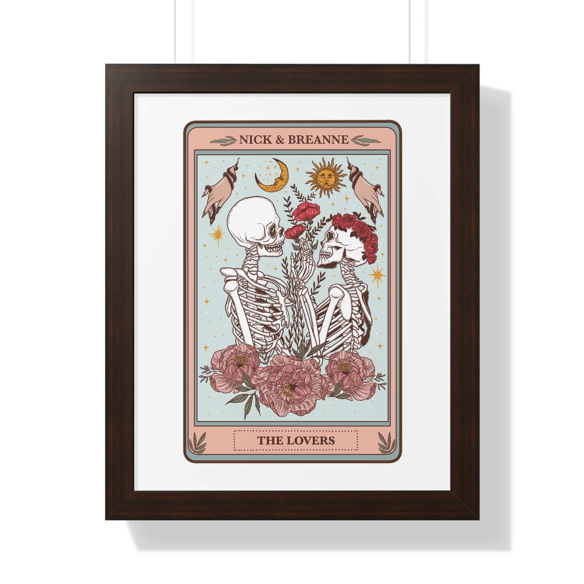 Nick & Breanne 16x20 // FRAMED POSTER PRINT