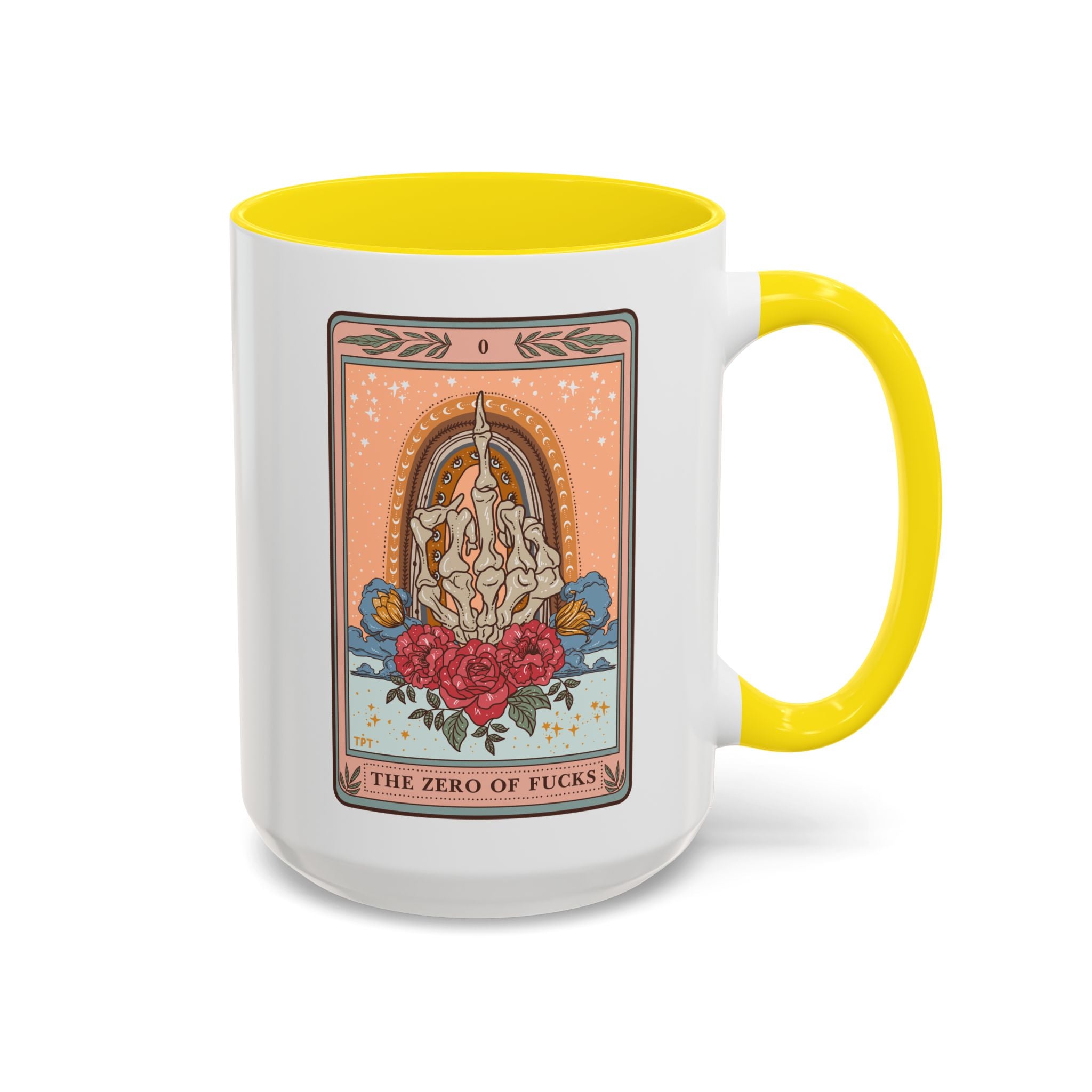 THE ZERO OF FUCKS // 15 oz COFFEE MUG