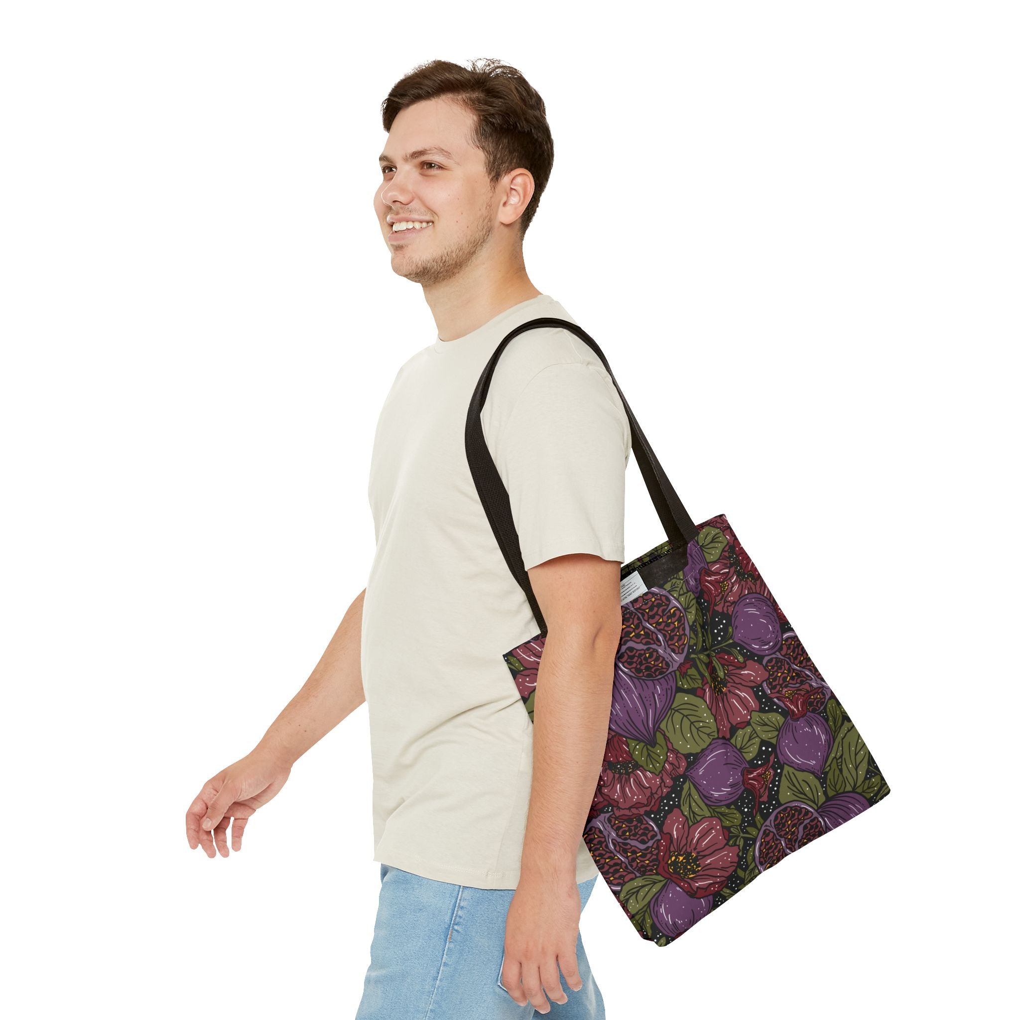POMEGRANATE PATTERN // TOTE. BAG (3 Sizes)