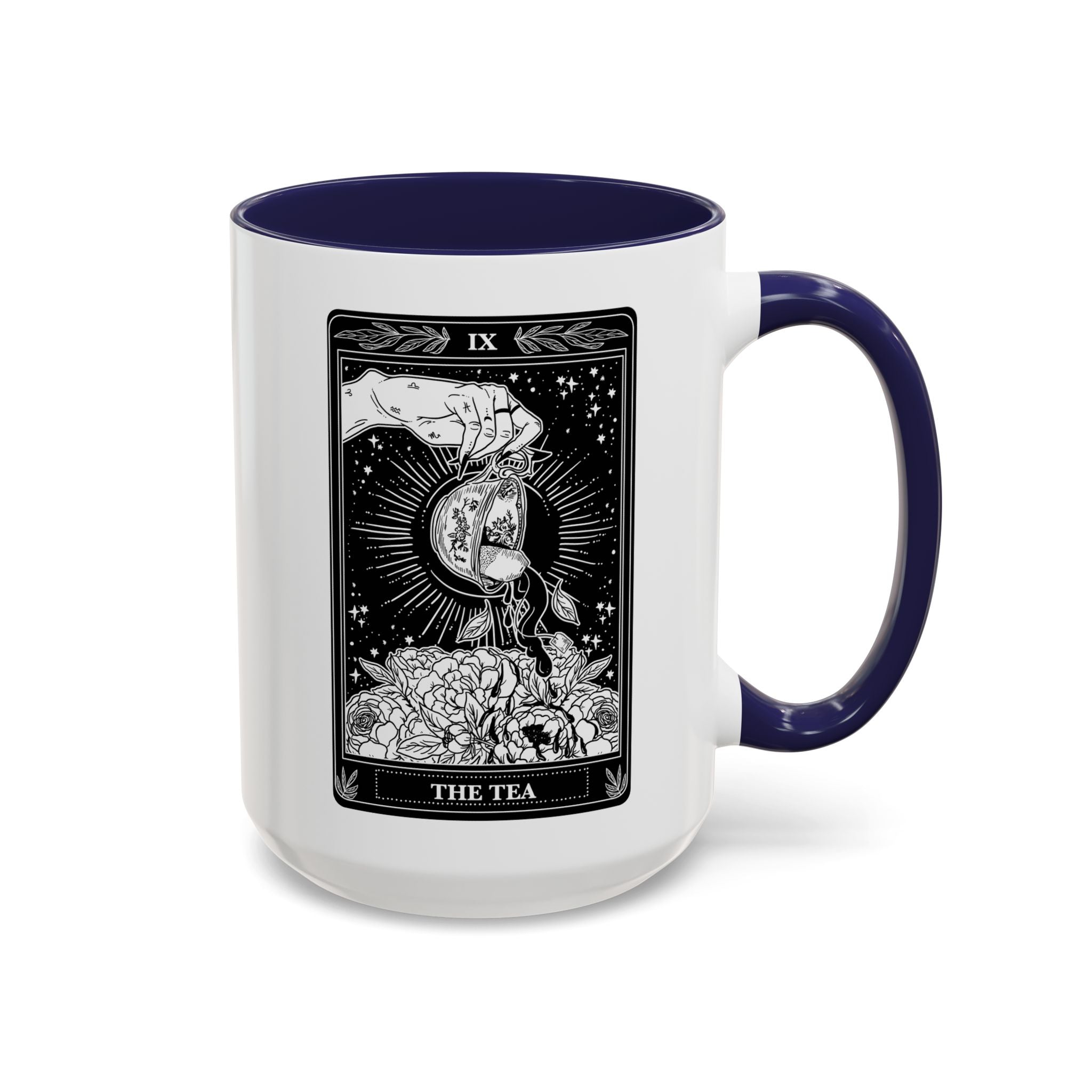 THE TEA (B&W) // 15 oz COFFEE MUG