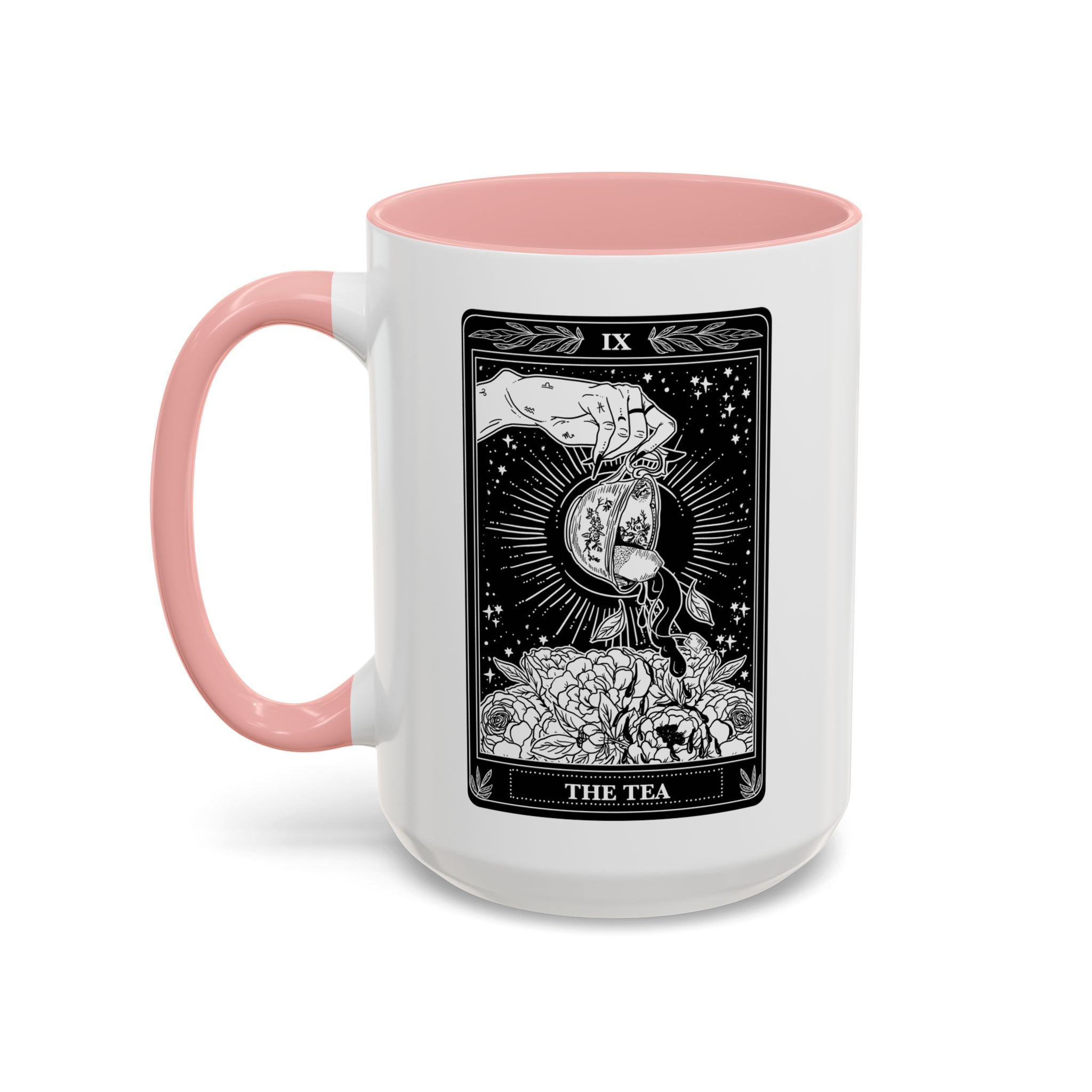 THE TEA (B&W) // 15 oz COFFEE MUG