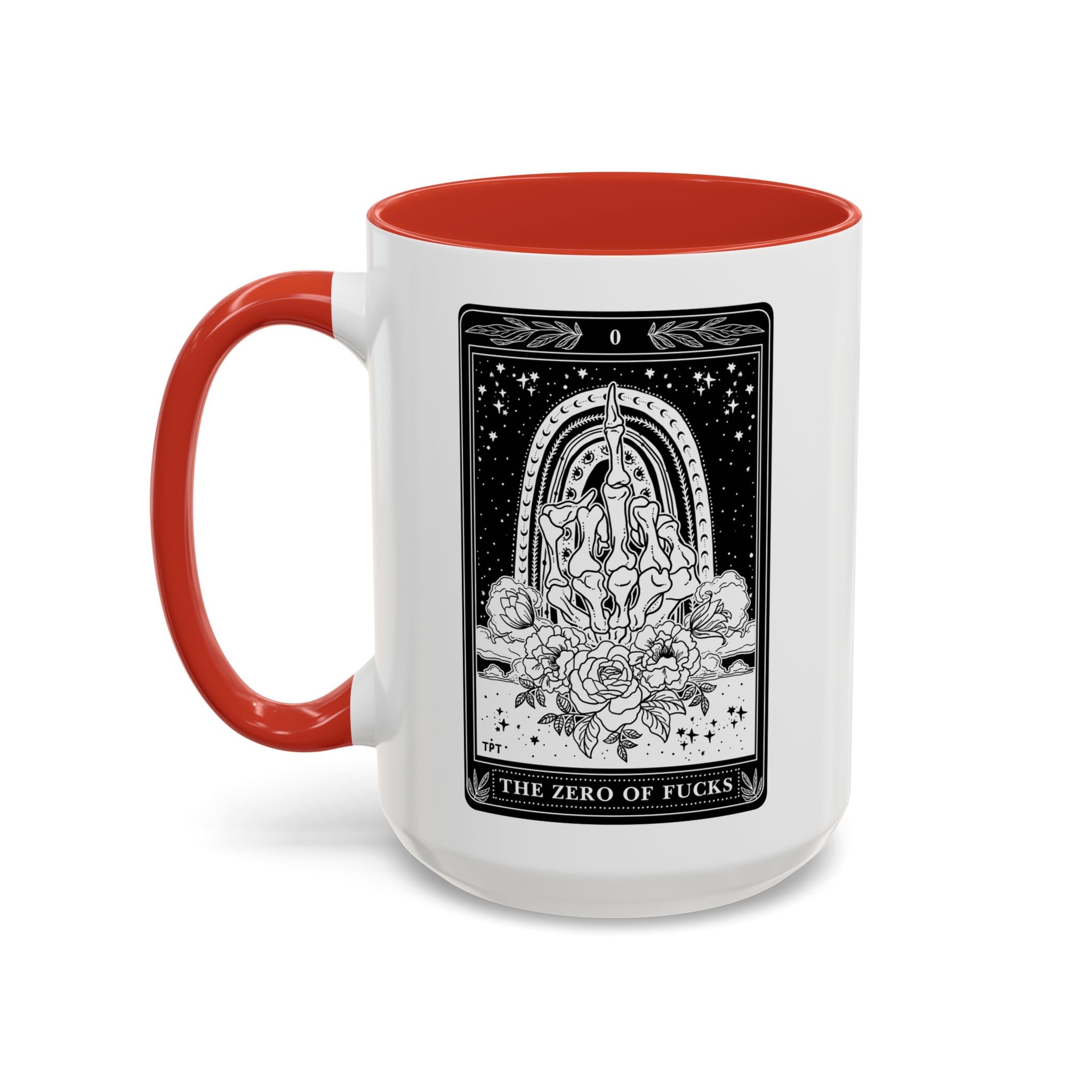 THE ZERO OF FUCKS (B&W) // 15 oz COFFEE MUG