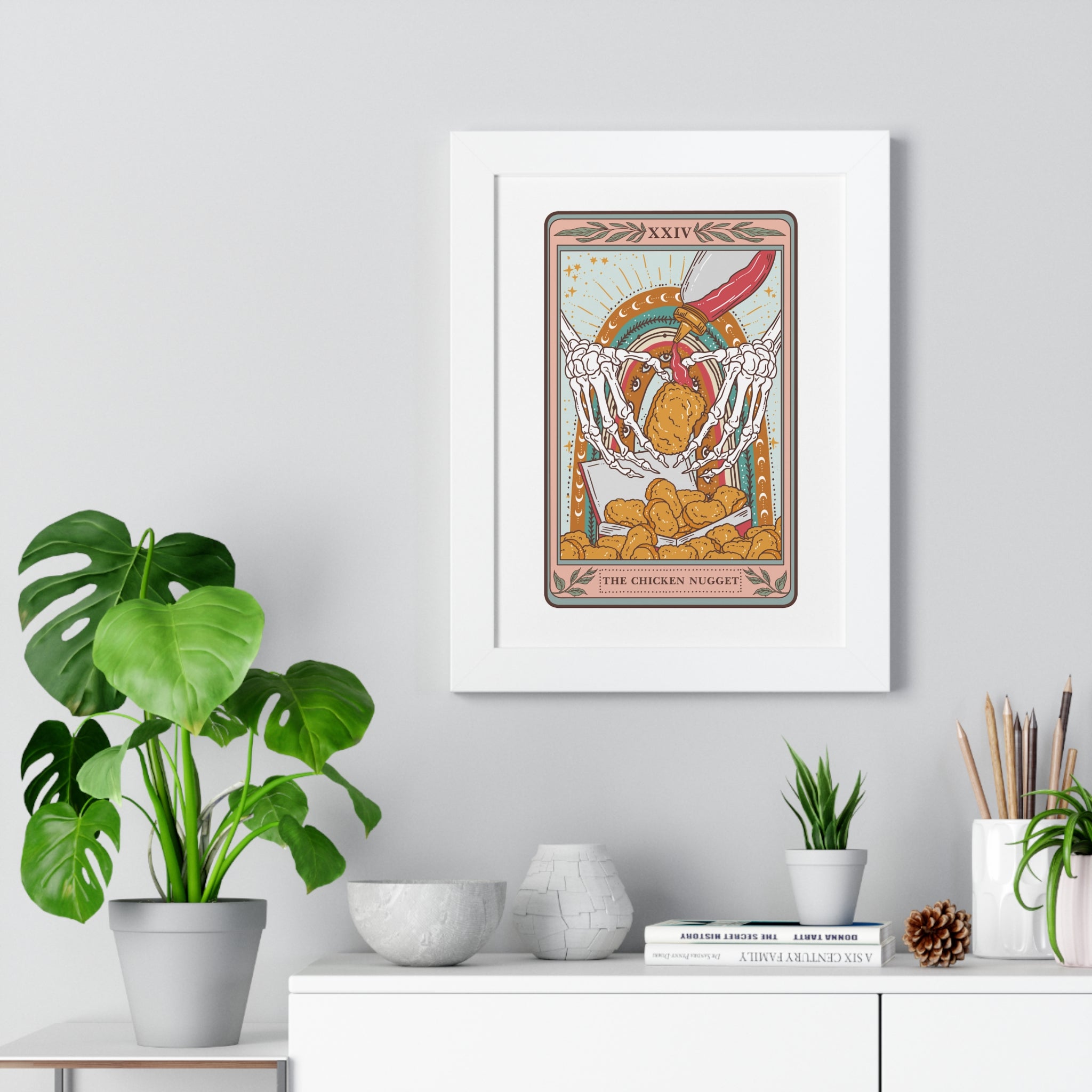 THE CHICKEN NUGGET // FRAMED POSTER PRINT