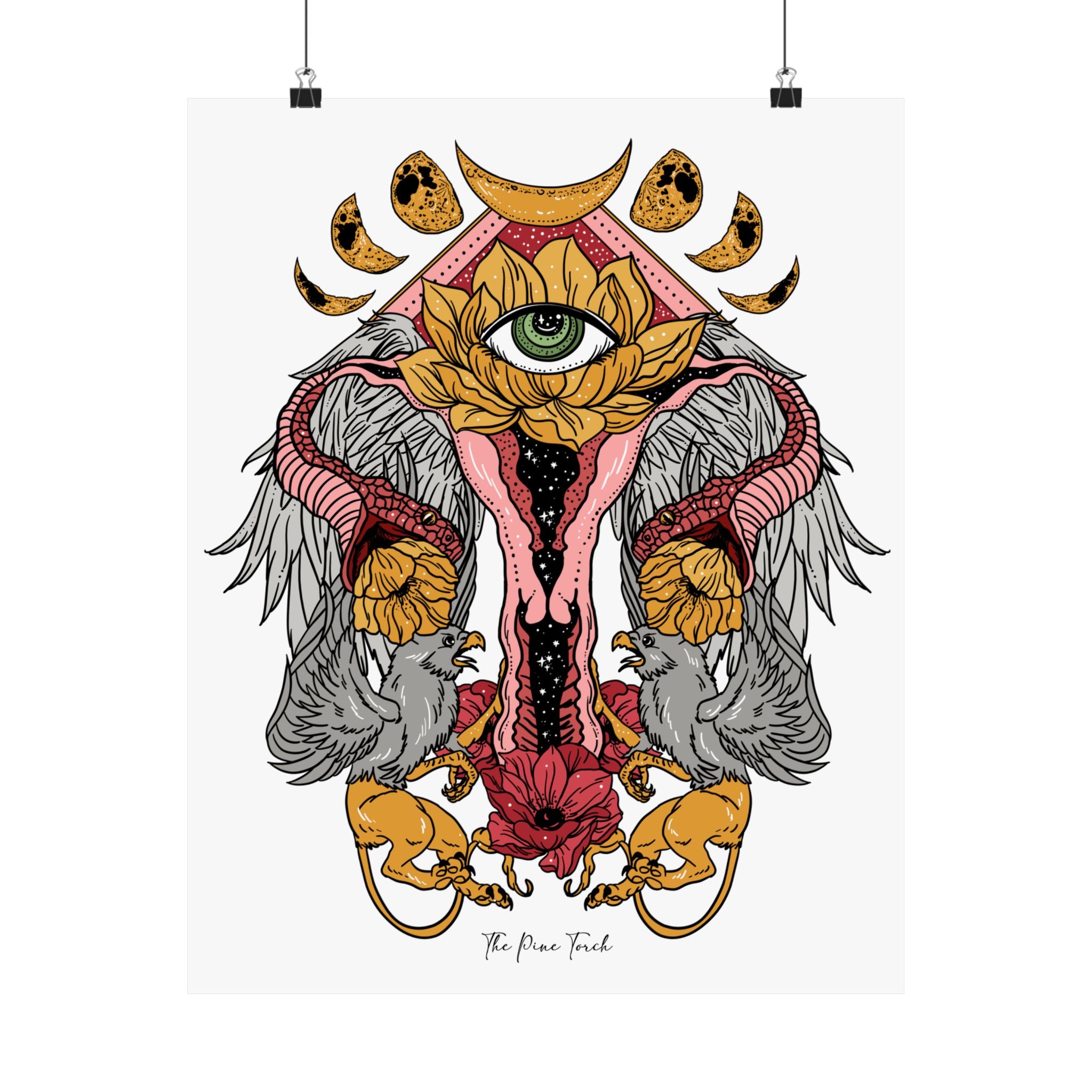 COSMIC UTERUS // PREMIUM MATTE POSTER PRINT