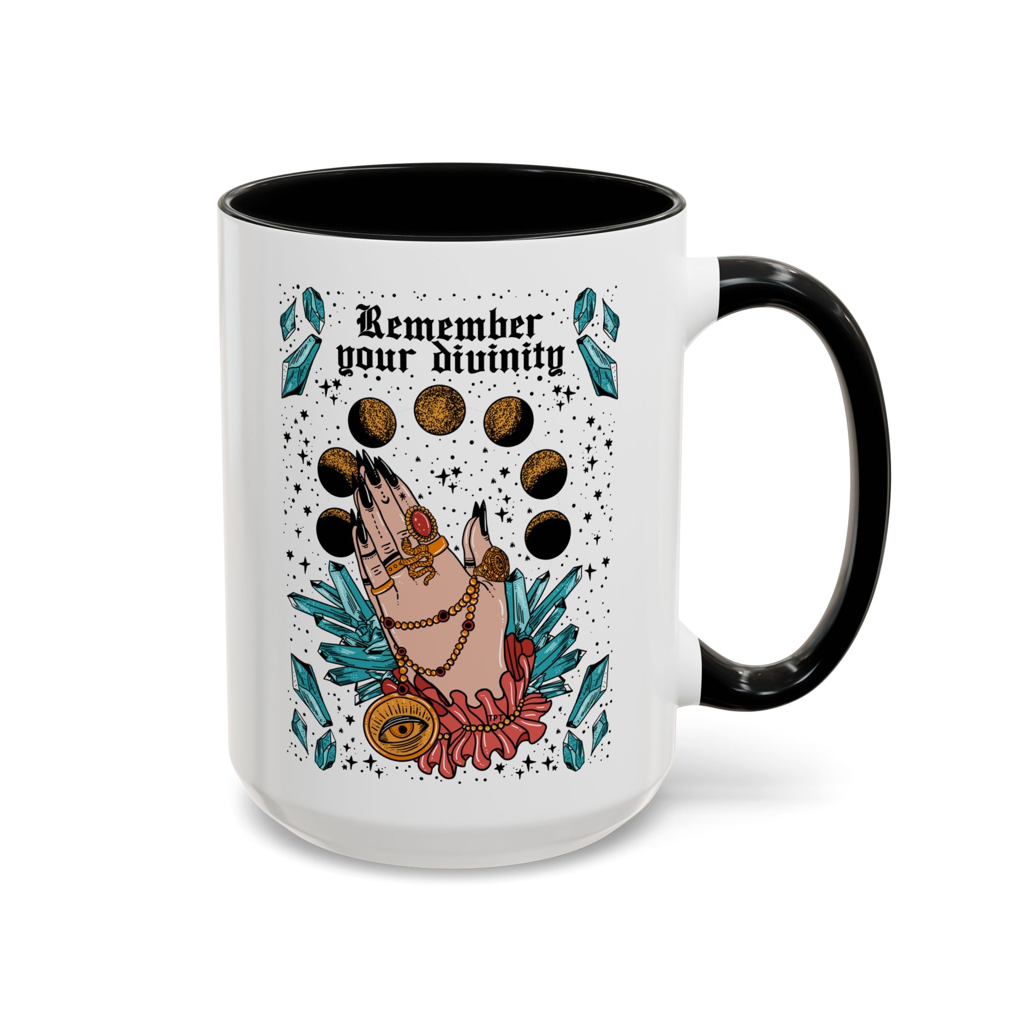 REMEMBER YOUR DIVINITY // 15 oz COFFEE MUG