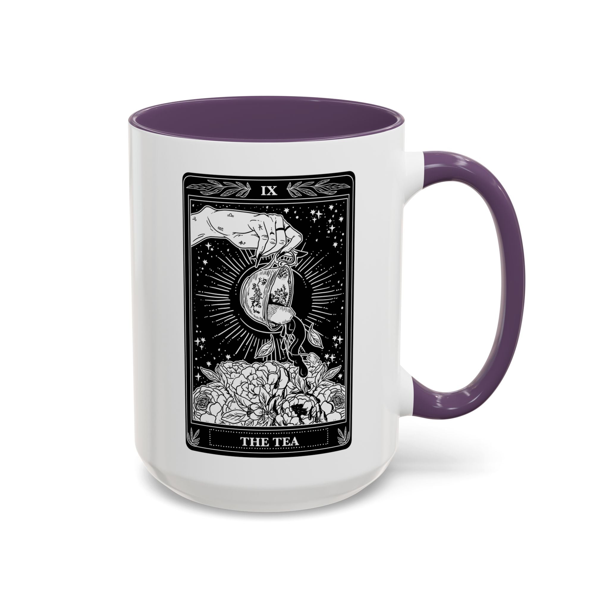 THE TEA (B&W) // 15 oz COFFEE MUG