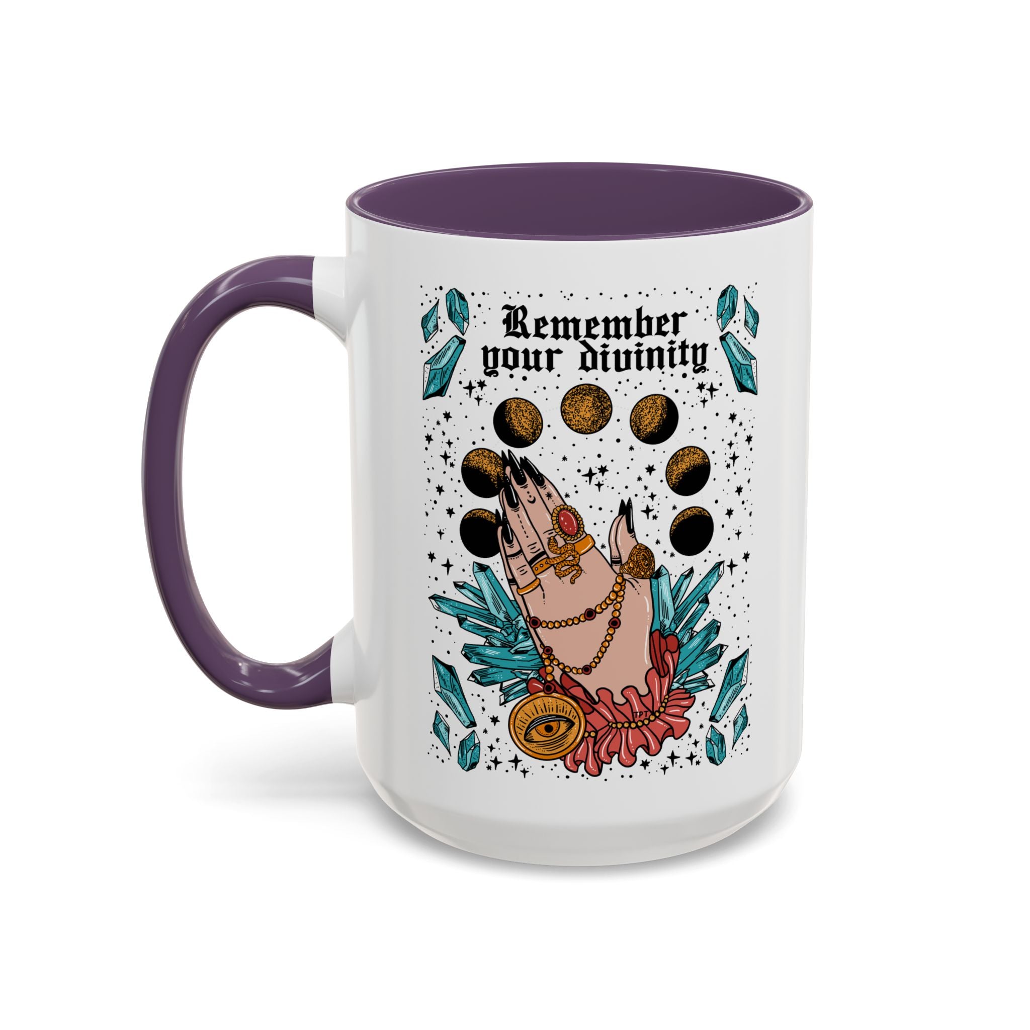 REMEMBER YOUR DIVINITY // 15 oz COFFEE MUG