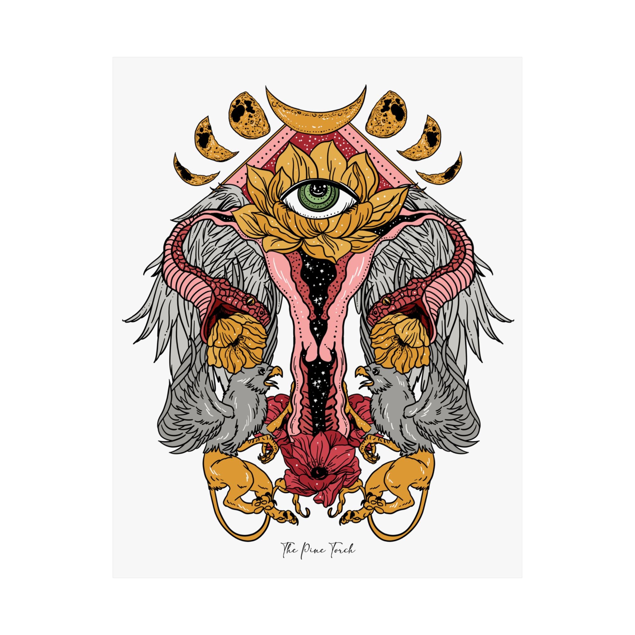 COSMIC UTERUS // PREMIUM MATTE POSTER PRINT
